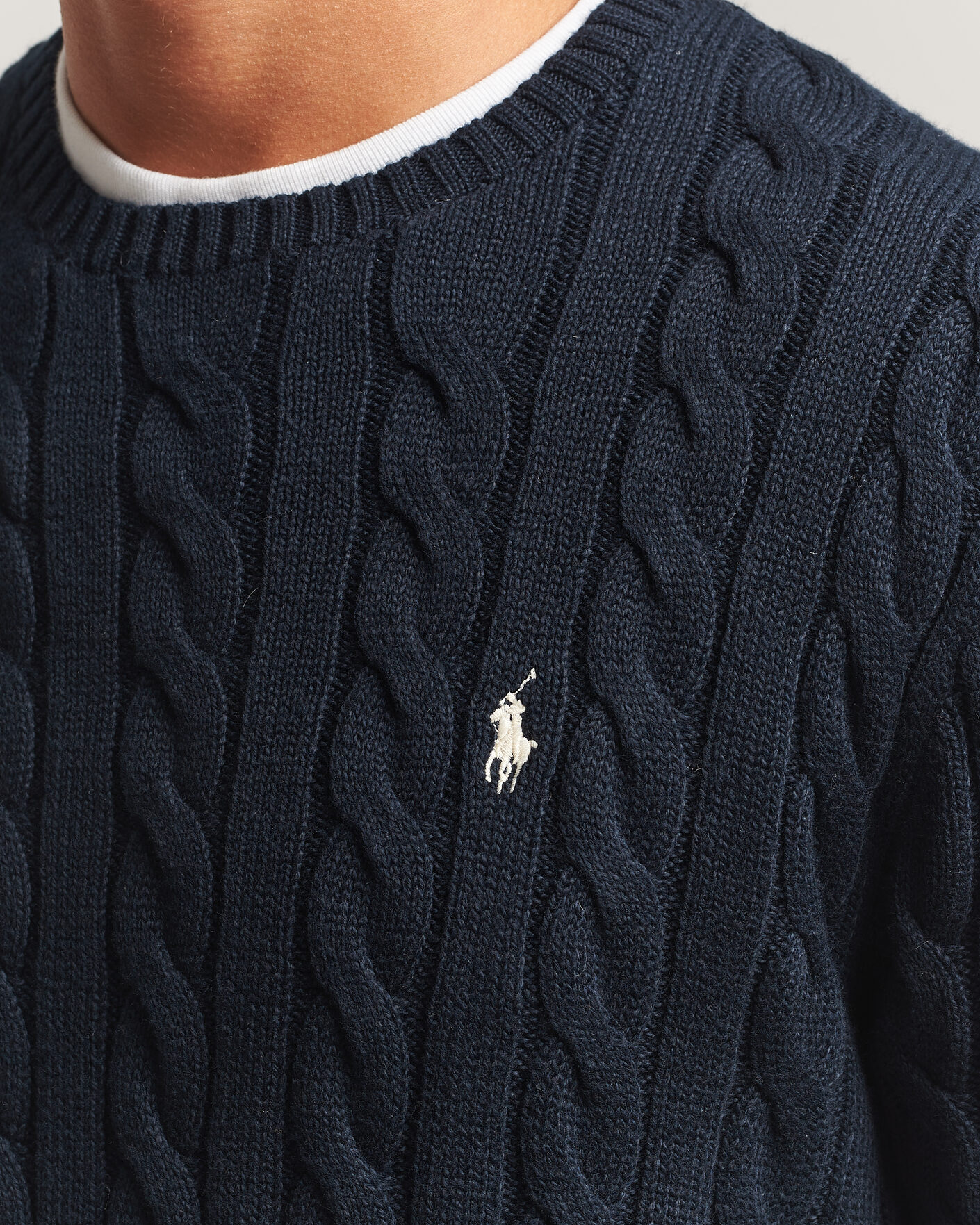 Heren | Truien | Polo Ralph Lauren | Cotton Cable Pullover Hunter Navy