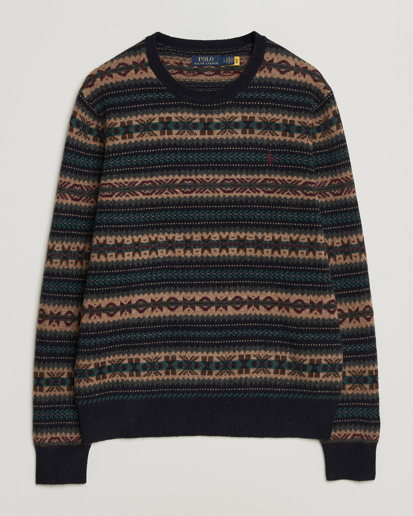 Heren | Truien | Polo Ralph Lauren | Fair Isle Wool Sweater Navy Combo