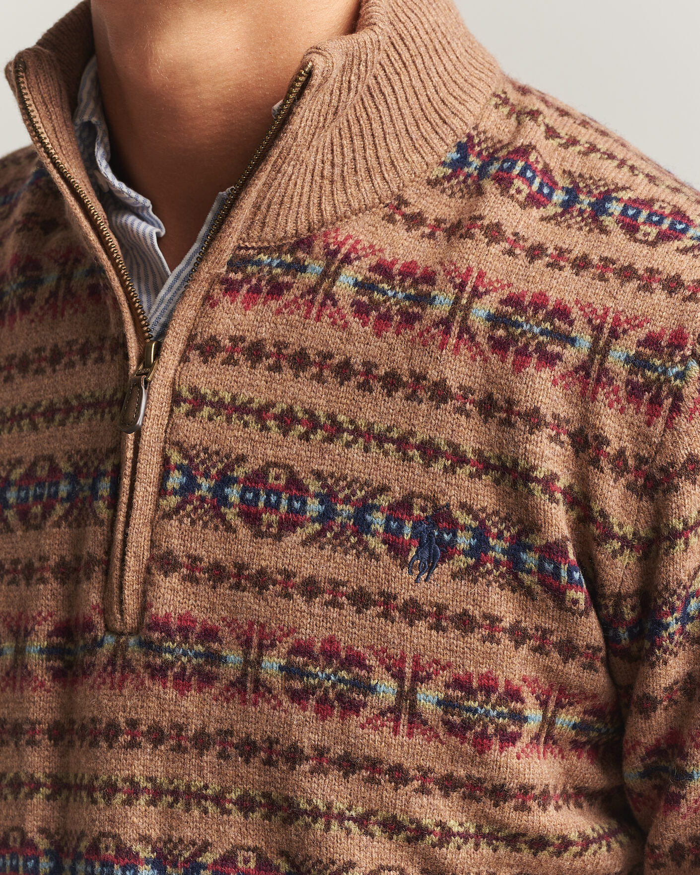 Heren | Truien | Polo Ralph Lauren | Fair Isle Wool Half-Zip Multi Combo