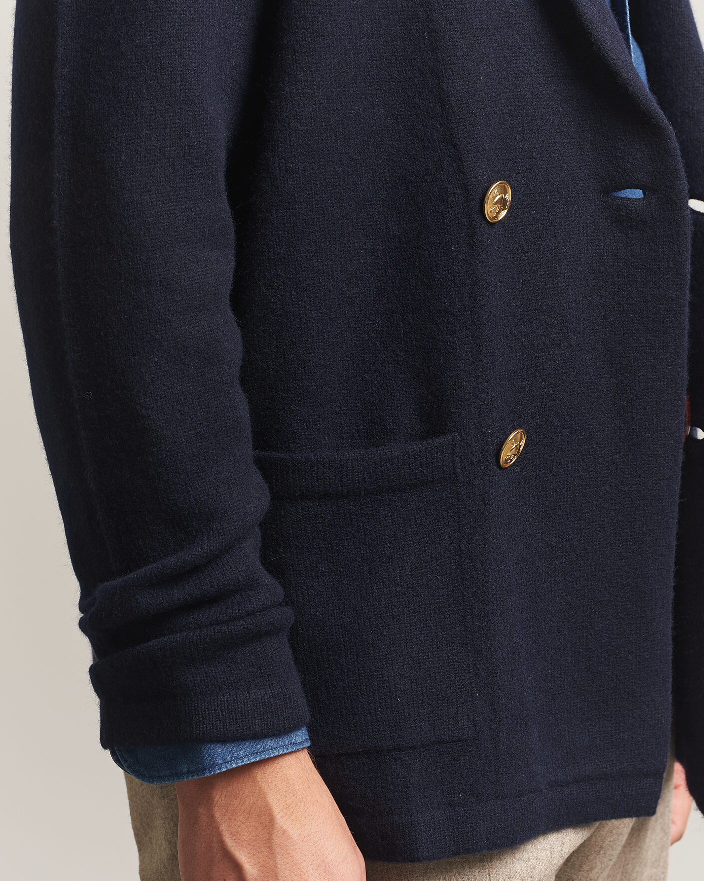 Heren | Truien | Polo Ralph Lauren | Double Breasted Cashmere Cardigan Aviator Navy