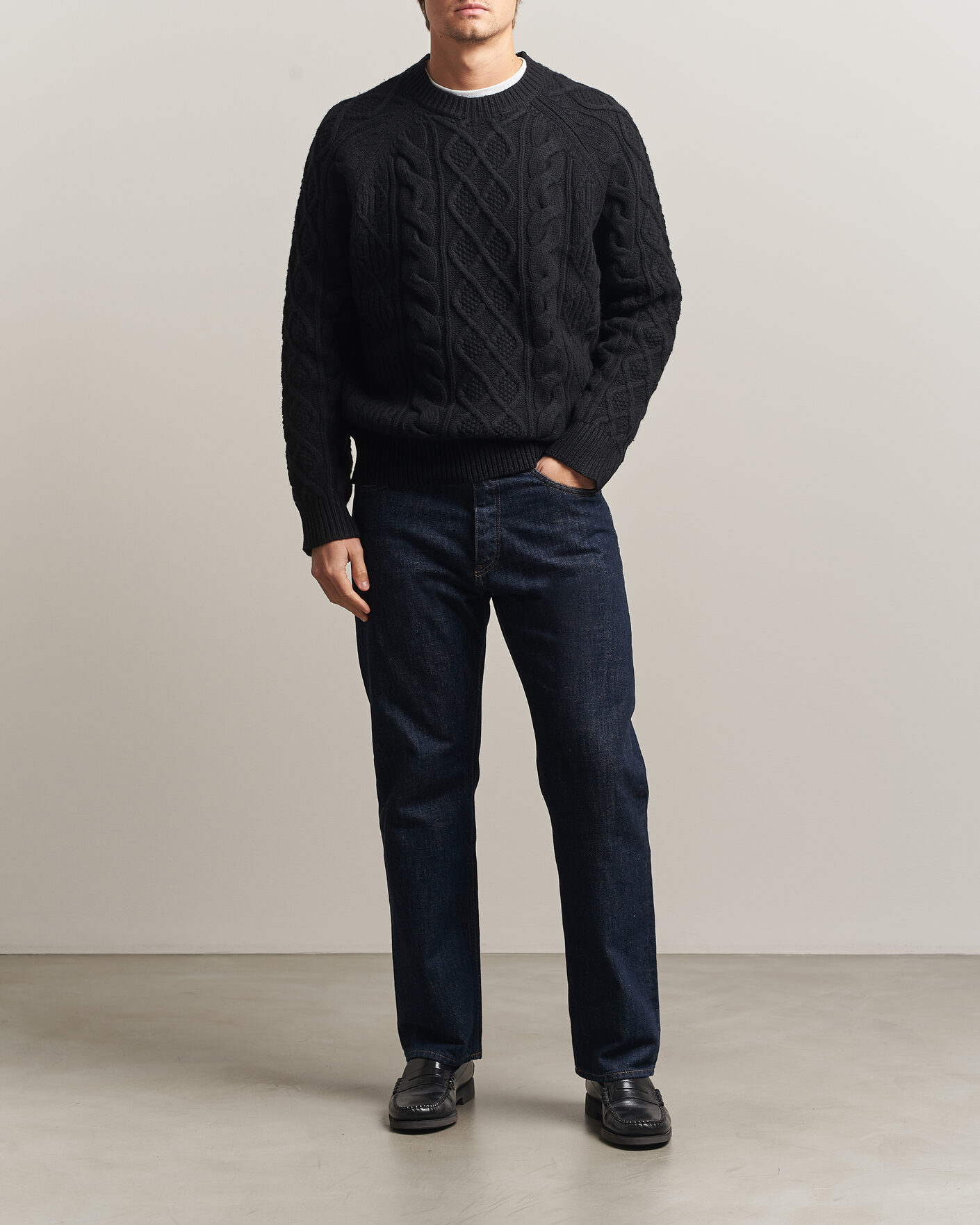 Heren | Truien | Polo Ralph Lauren | Wool/Alpaca Pullover Polo Black
