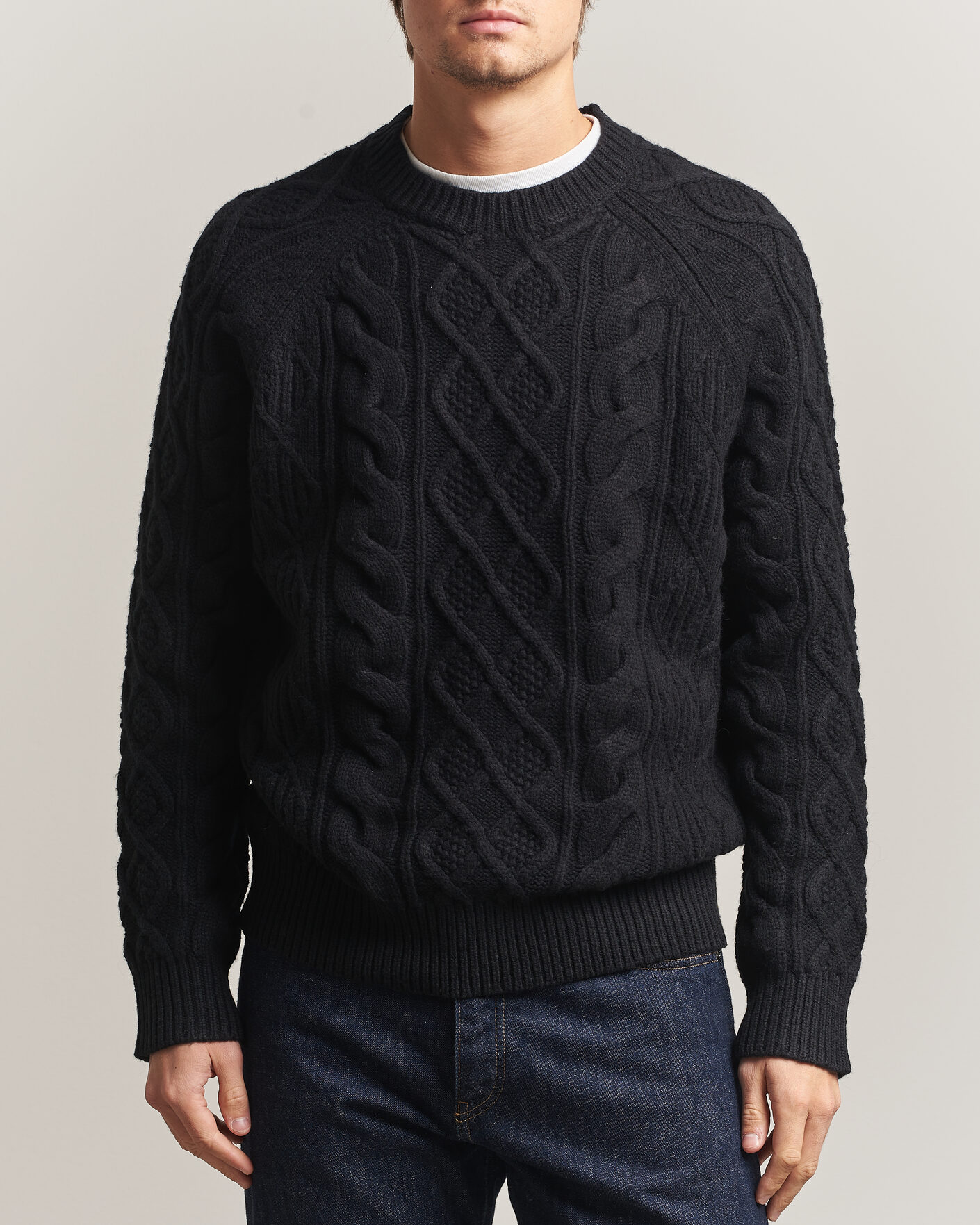 Heren | Truien | Polo Ralph Lauren | Wool/Alpaca Pullover Polo Black