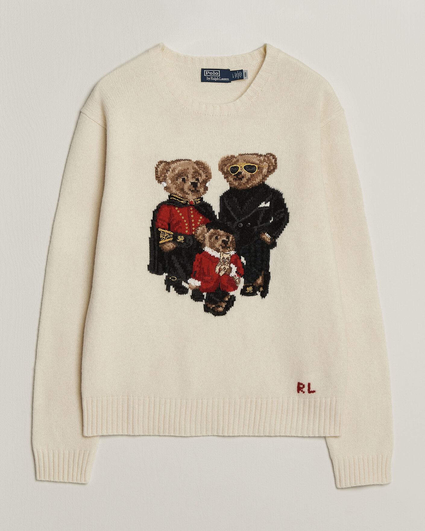 Heren | Truien | Polo Ralph Lauren | Wool Blend Bear Sweater Authentic Cream