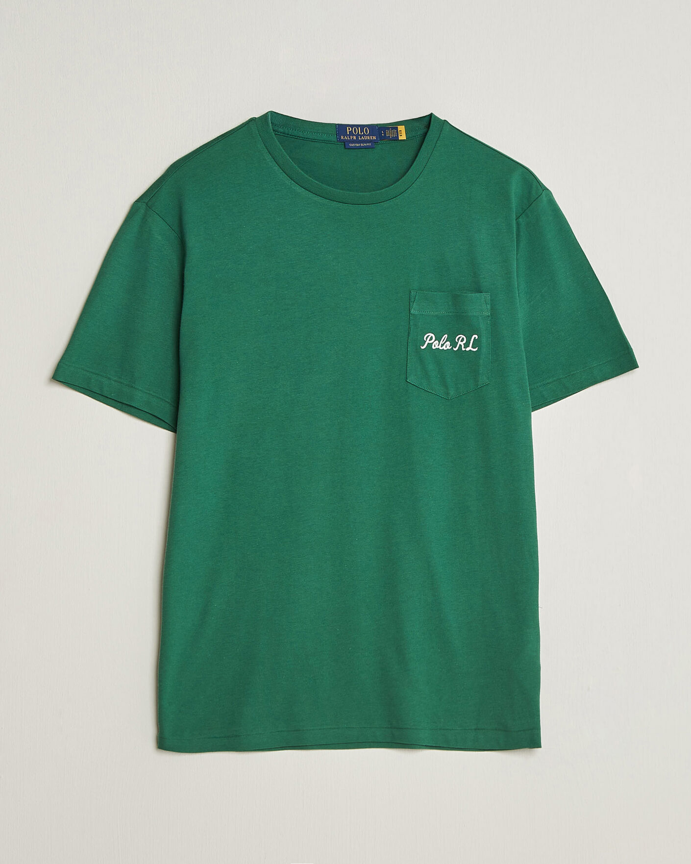 Heren | T-shirts | Polo Ralph Lauren | Custom Slit Fit Bear T-Shirt Verano Green