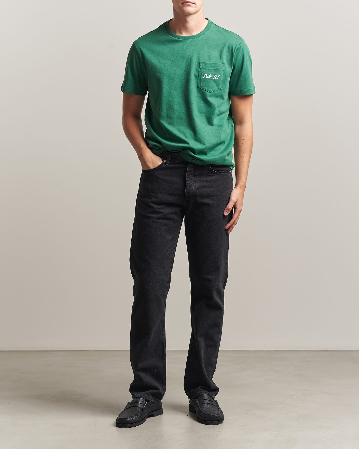 Heren | T-shirts | Polo Ralph Lauren | Custom Slit Fit Bear T-Shirt Verano Green