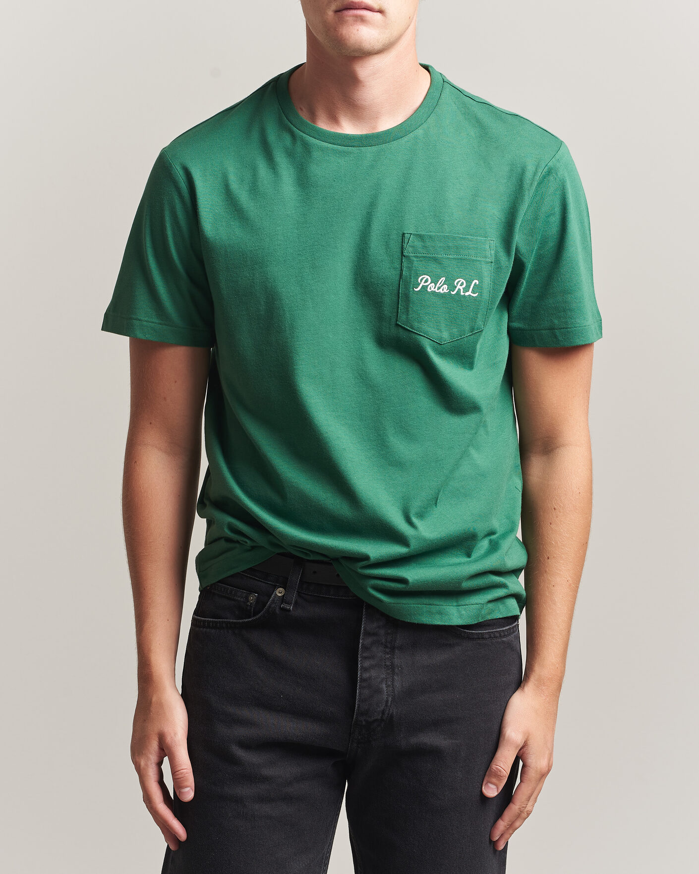 Heren | T-shirts | Polo Ralph Lauren | Custom Slit Fit Bear T-Shirt Verano Green