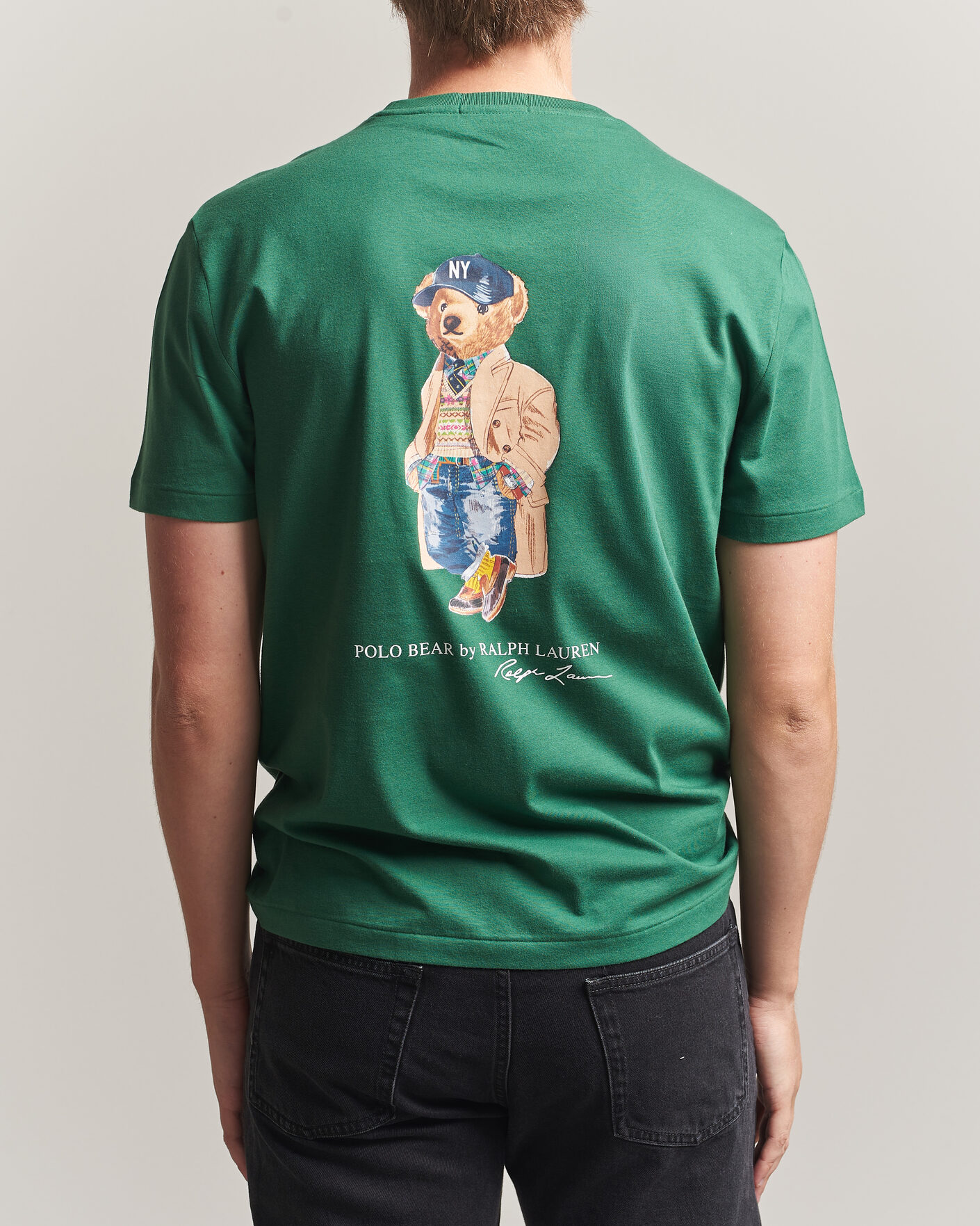 Heren | T-shirts | Polo Ralph Lauren | Custom Slit Fit Bear T-Shirt Verano Green