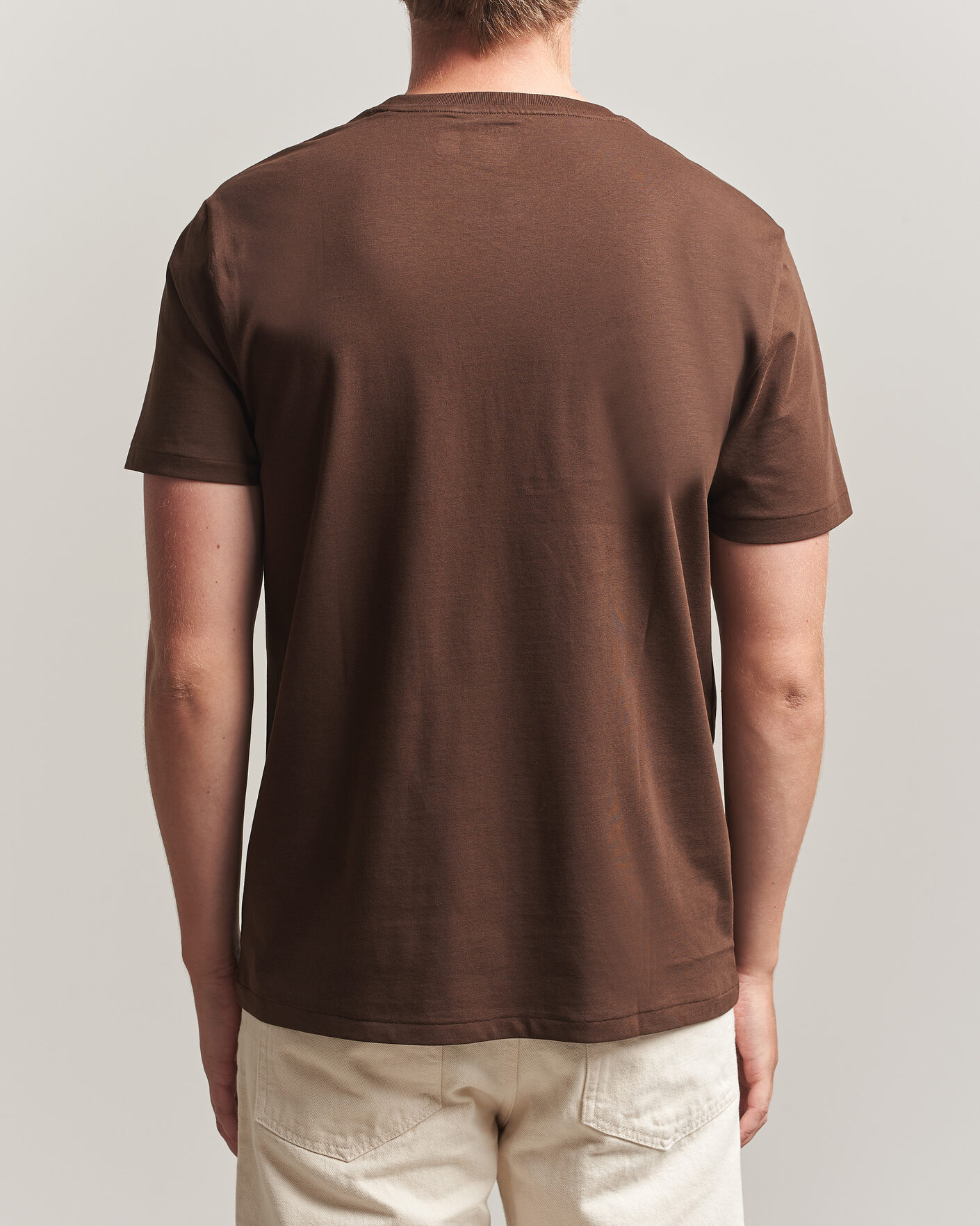 Heren | T-shirts | Polo Ralph Lauren | Custom Slim Fit T-shirt Nutmeg Brown
