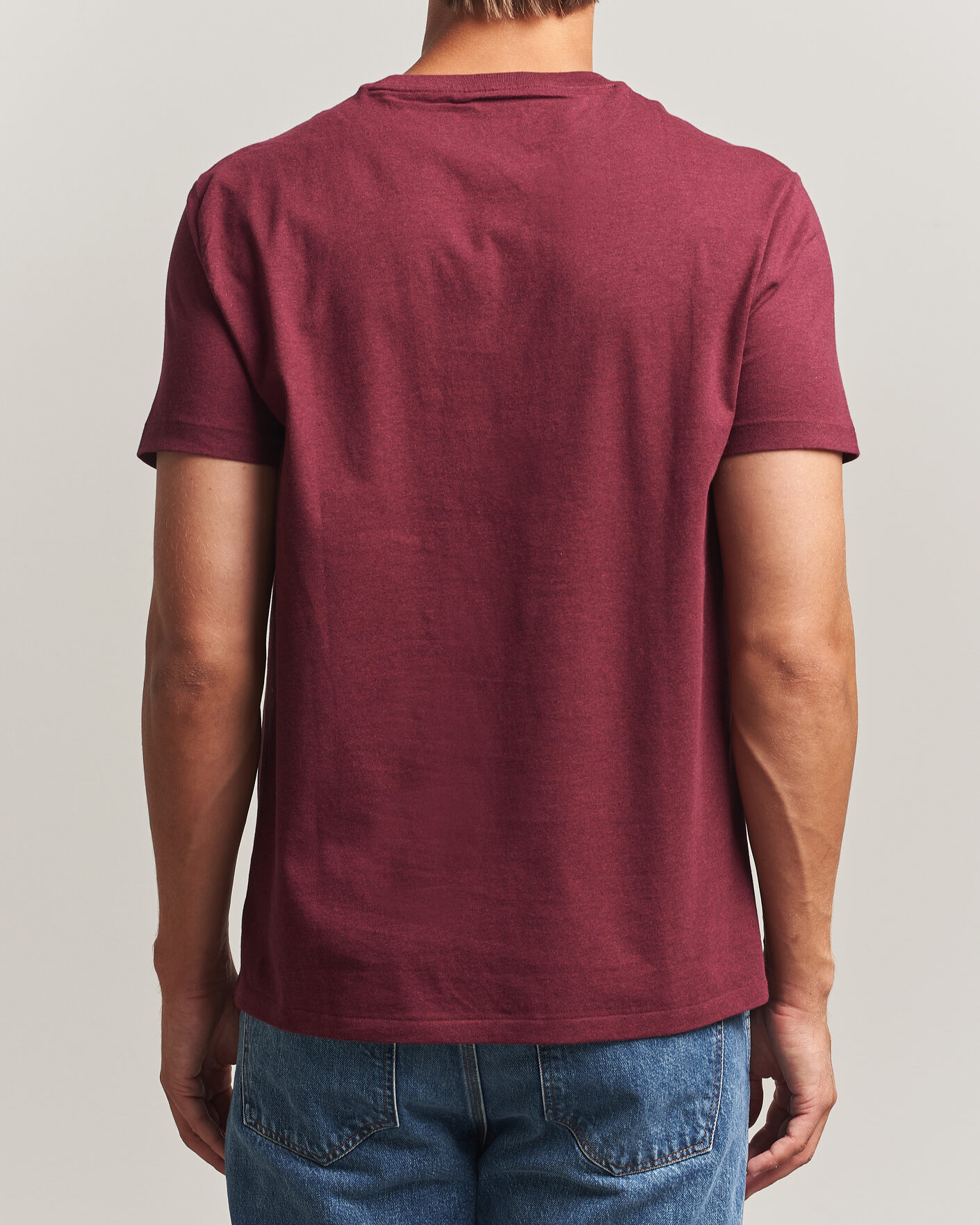 Heren | T-shirts | Polo Ralph Lauren | Custom Slim Fit T-shirt Spring Wine Heather
