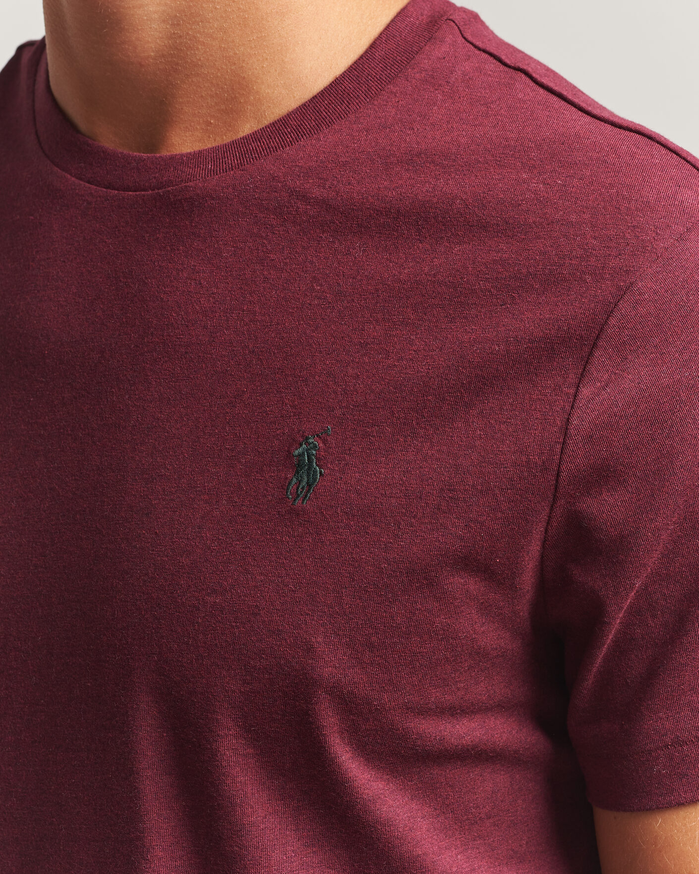 Heren | T-shirts | Polo Ralph Lauren | Custom Slim Fit T-shirt Spring Wine Heather
