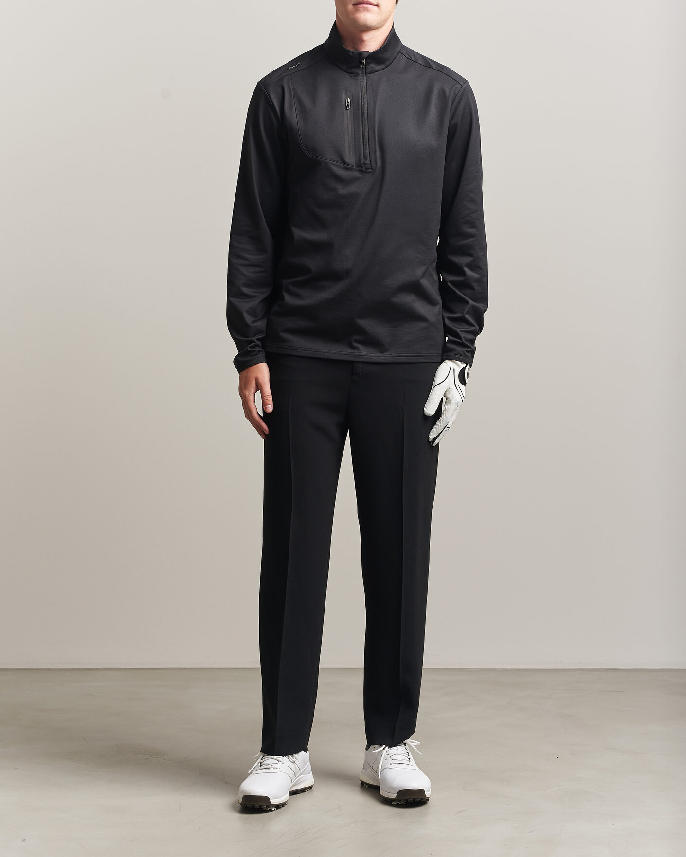Heren | Truien | Polo Ralph Lauren | Luxury Jersey Half Zip Polo Black