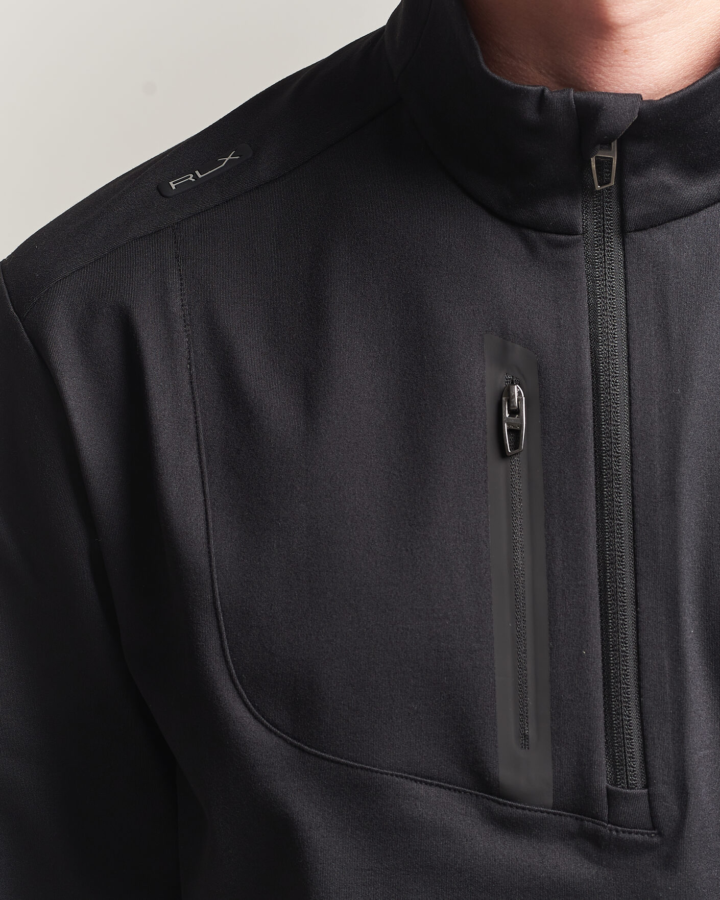 Heren | Golfkleding | Polo Ralph Lauren | Luxury Jersey Half Zip Polo Black