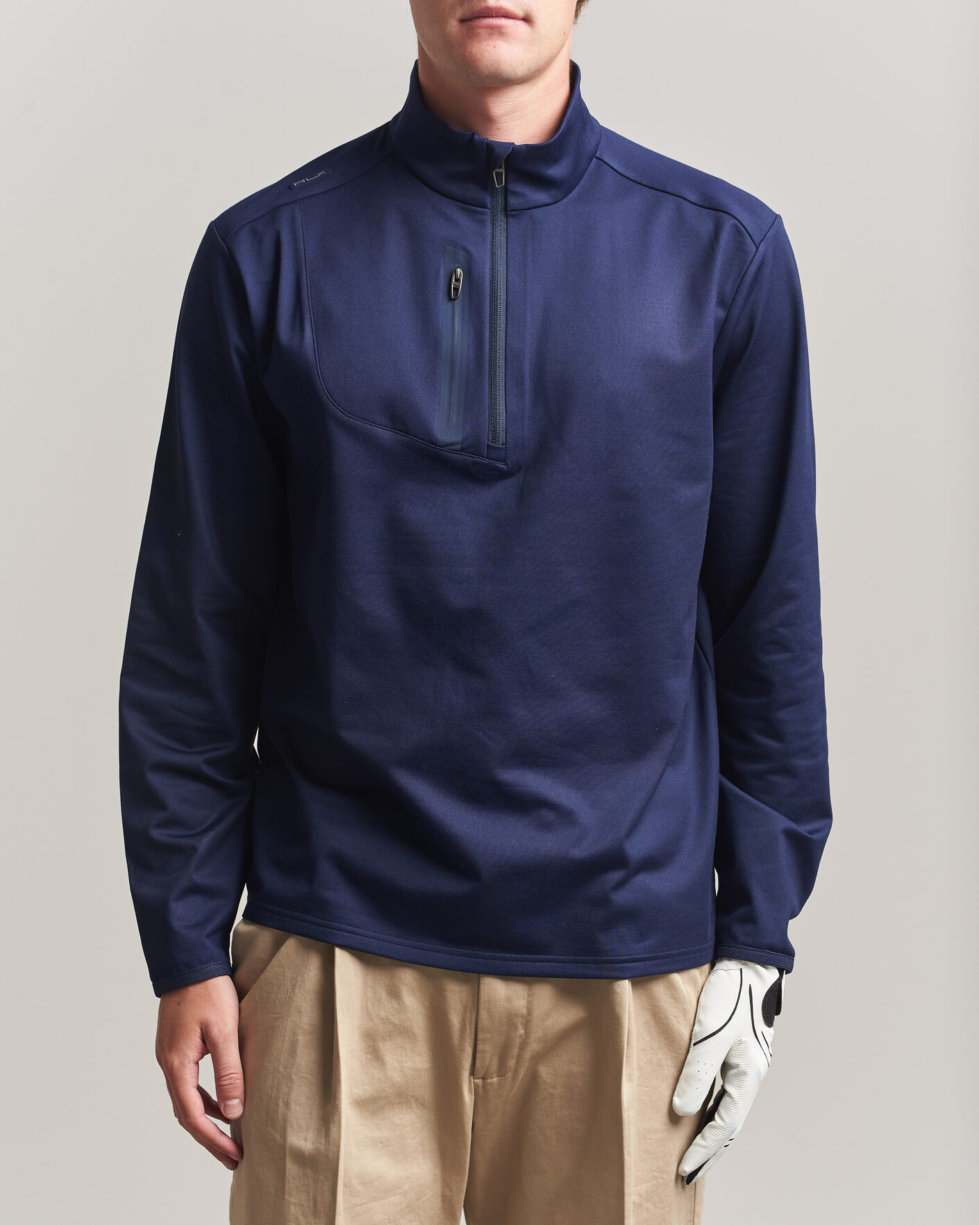 Heren | Golfkleding | Polo Ralph Lauren | Luxury Jersey Half Zip Refined Navy