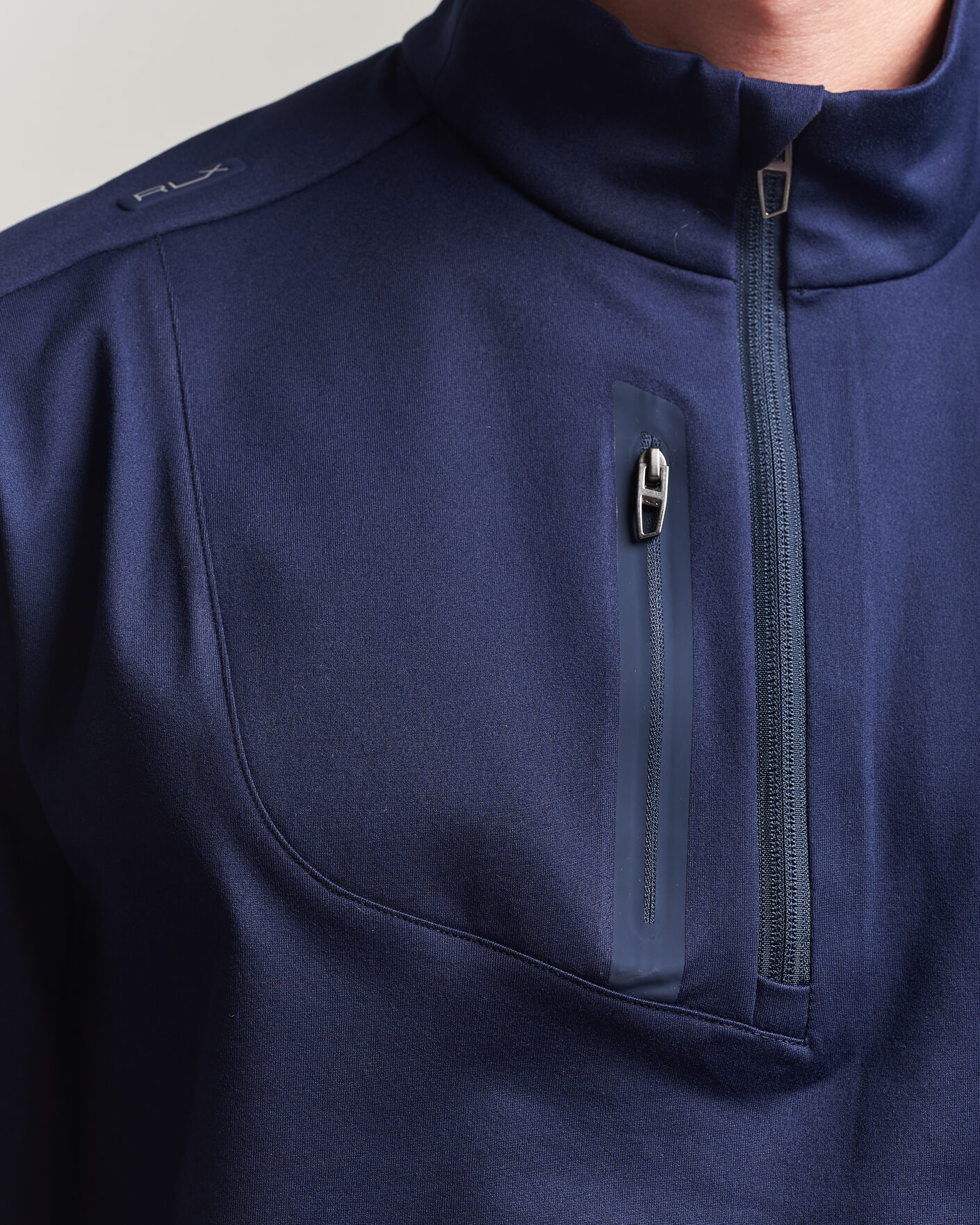 Heren | Golfkleding | Polo Ralph Lauren | Luxury Jersey Half Zip Refined Navy