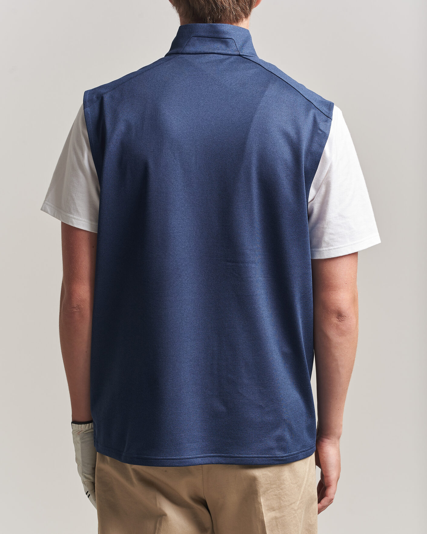 Heren | Truien | RLX Ralph Lauren | Luxury Jersey Vest Half Zip Spring Navy Heather