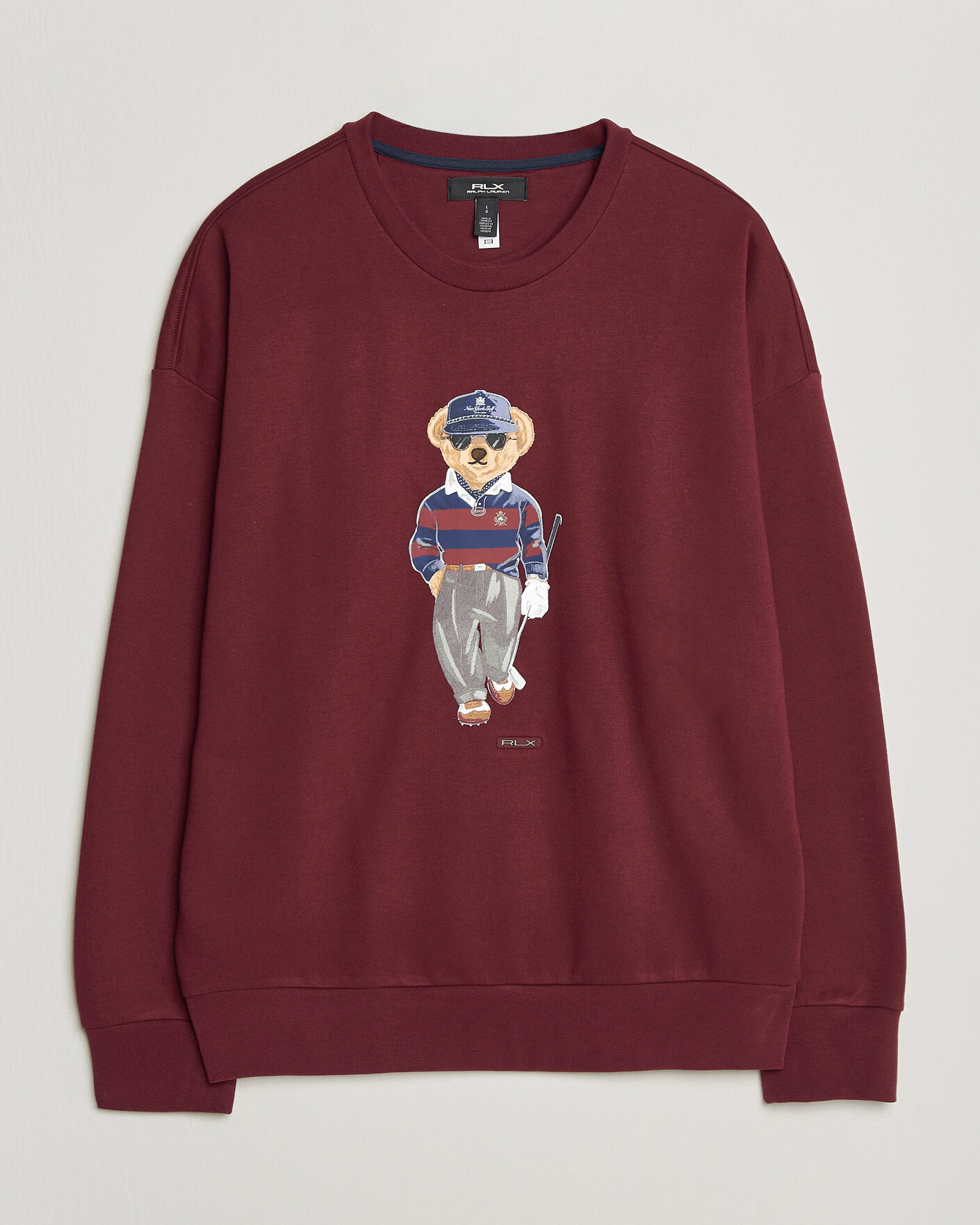 Heren | Truien | RLX Ralph Lauren | Polo Ralph Lauren Magic Fleece Bear Sweatshirt Classic Wine