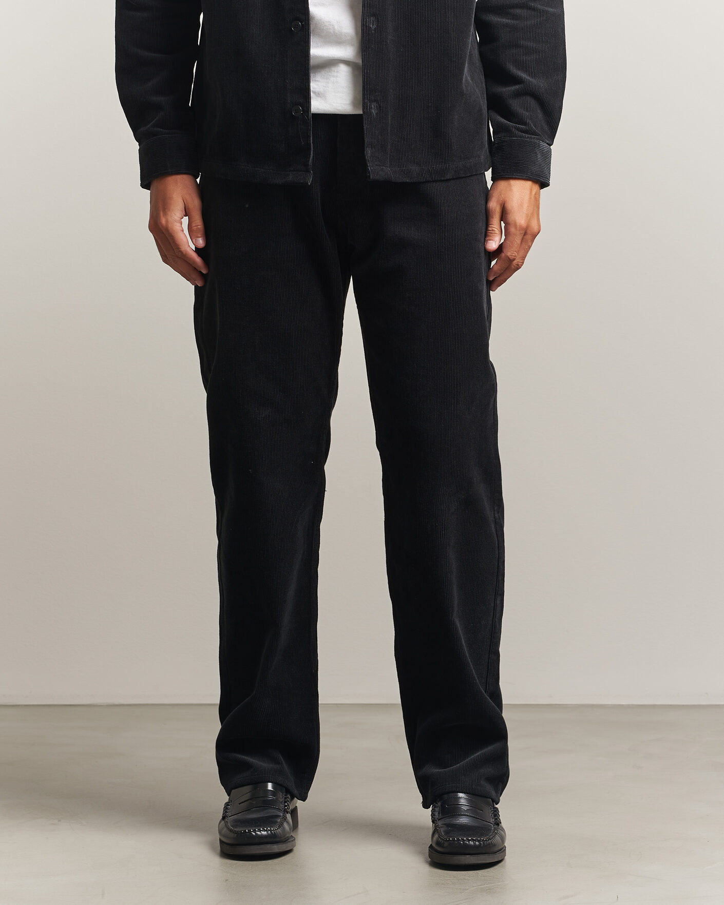 Heren | Broeken | Samsøe Samsøe | Eddie Corduroy Trousers Black