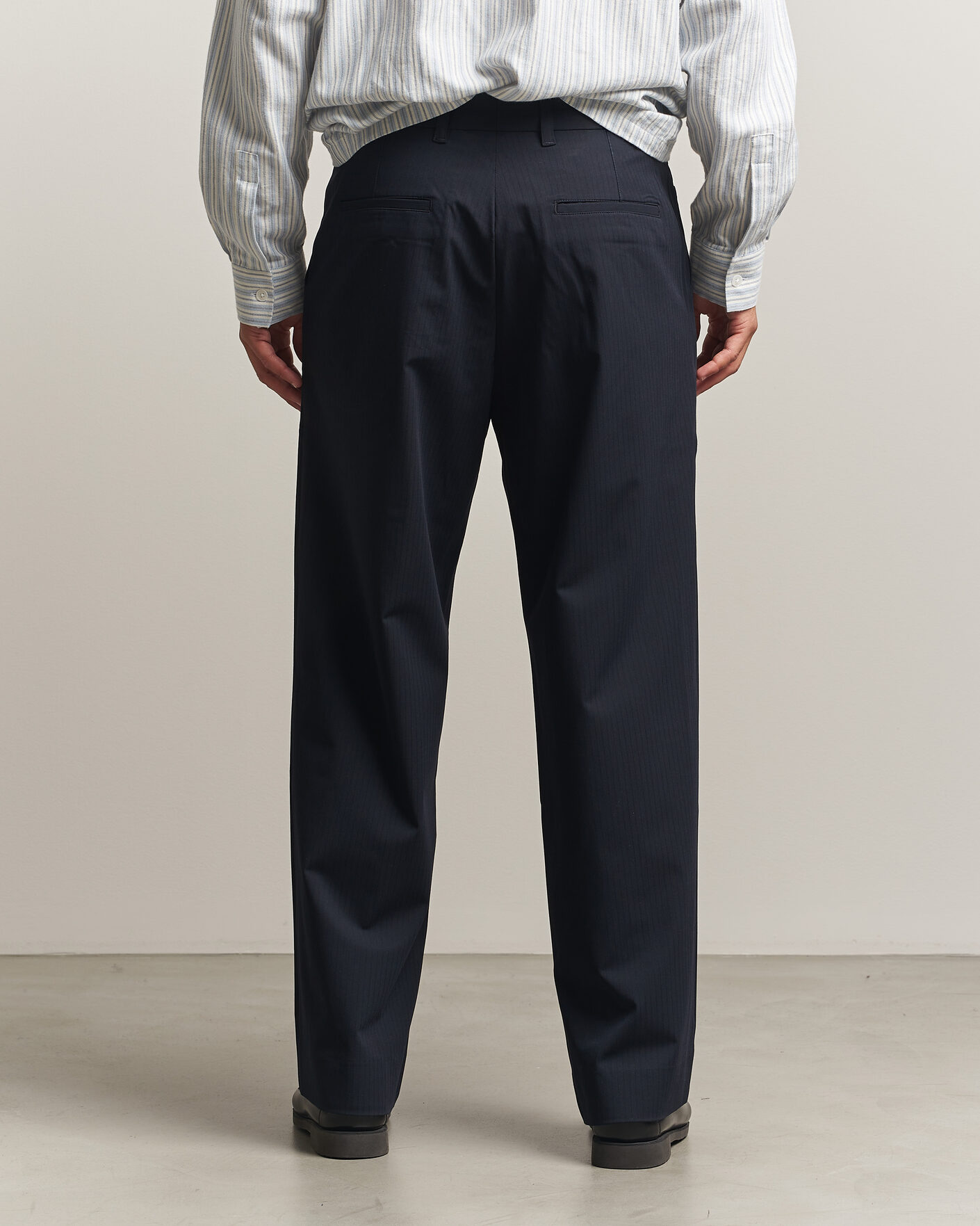 Heren | Broeken | Samsøe Samsøe | Valentin Pleated Trousers Salute Navy