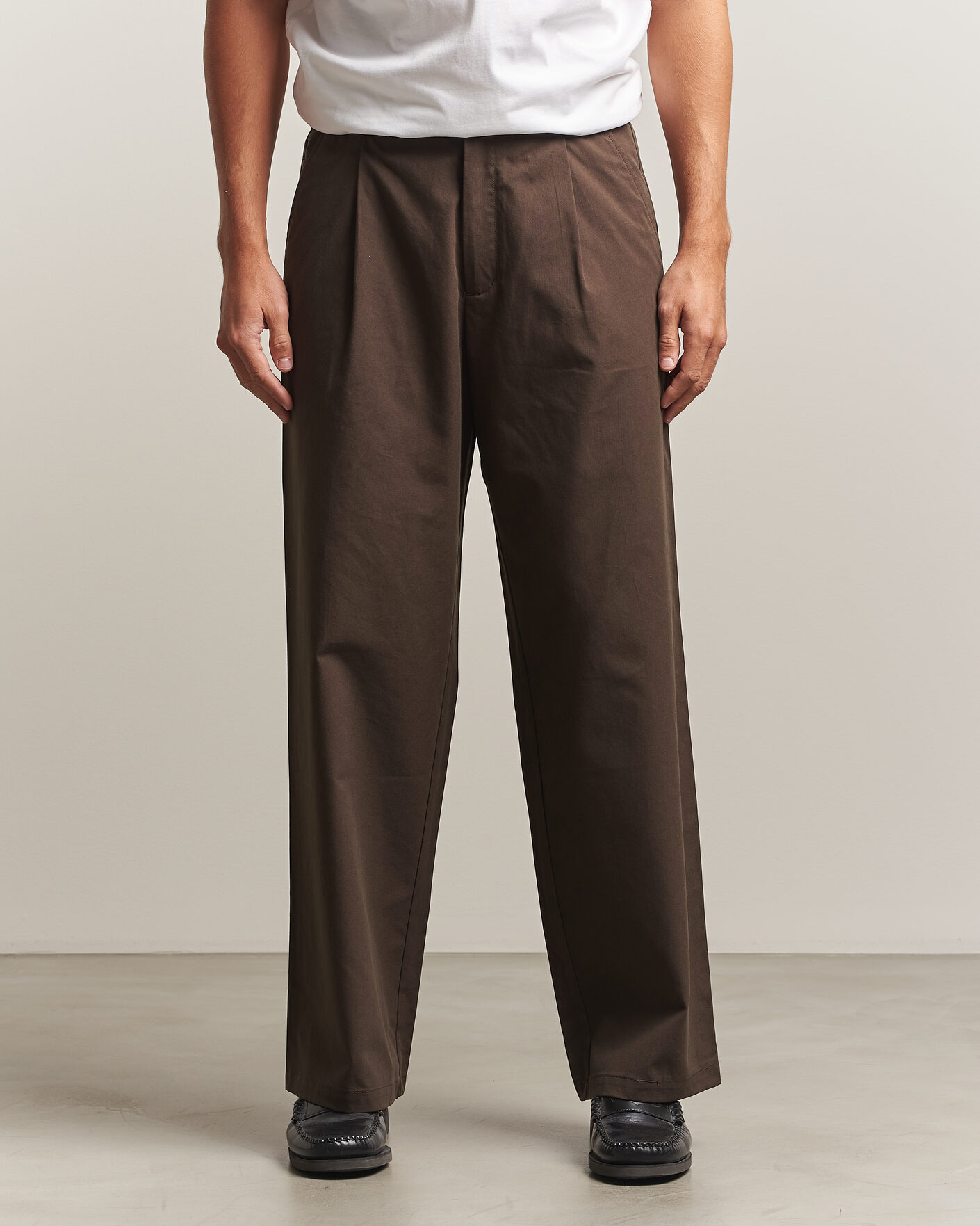 Heren | Broeken | Samsøe Samsøe | Valentin Pleated Trousers Delicioso