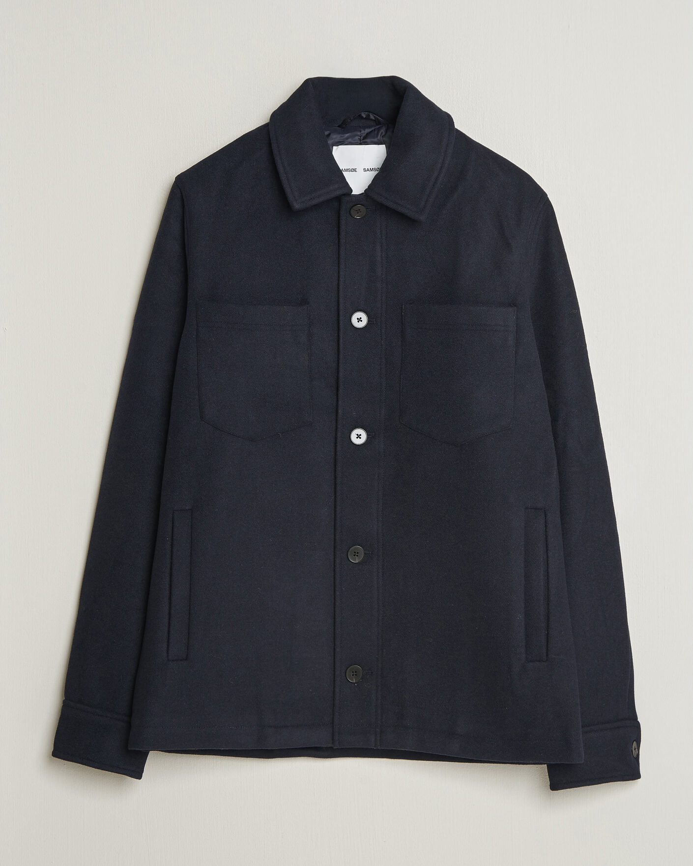 Heren | Jassen | Samsøe Samsøe | Pally Padded Shirt Jacket Salute Navy