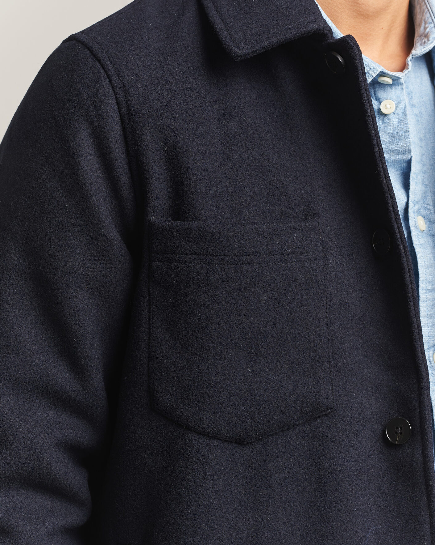 Heren | Jassen | Samsøe Samsøe | Pally Padded Shirt Jacket Salute Navy