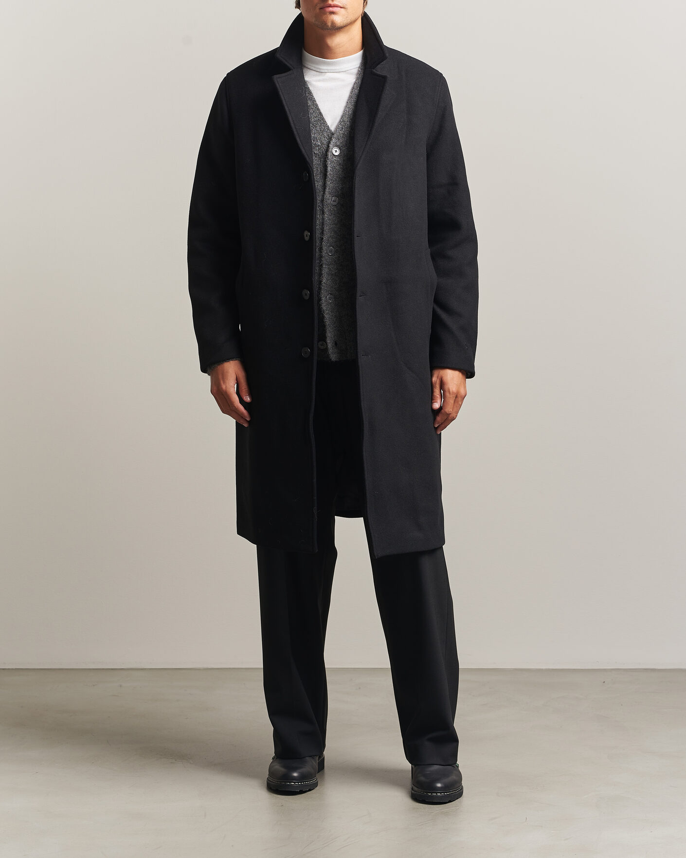 Heren | Jassen | Samsøe Samsøe | Falco Wool Coat Black
