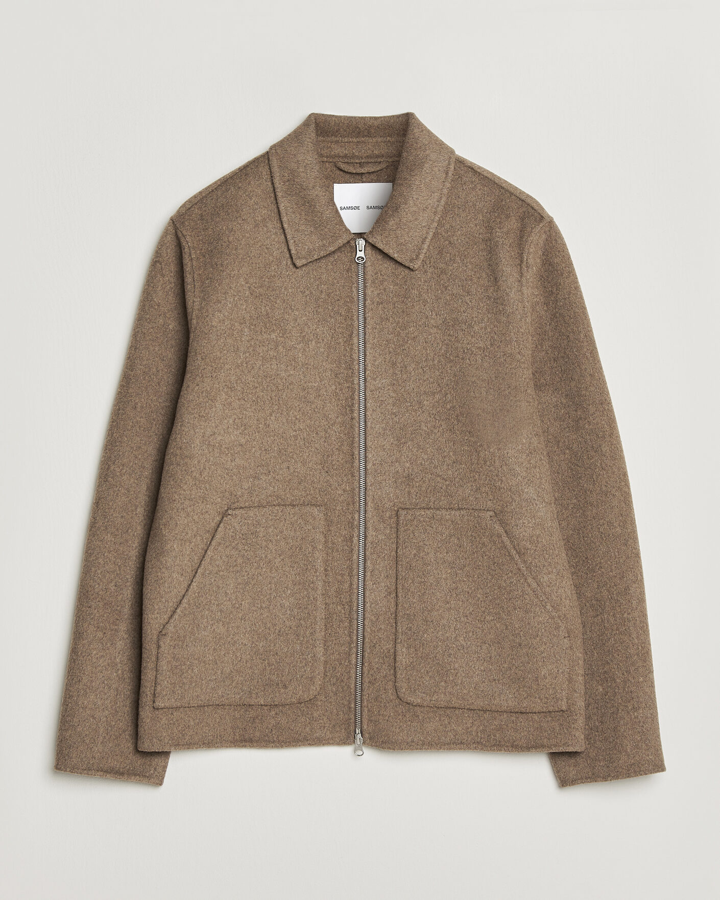 Heren | Jassen | Samsøe Samsøe | Paulo Wool Shirt Jacket Lead Gray Melange