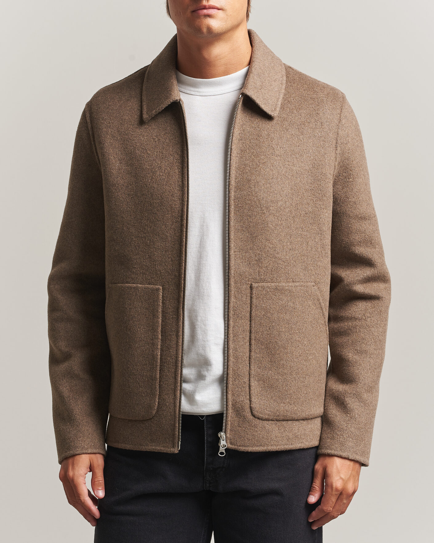 Heren | Jassen | Samsøe Samsøe | Paulo Wool Shirt Jacket Lead Gray Melange