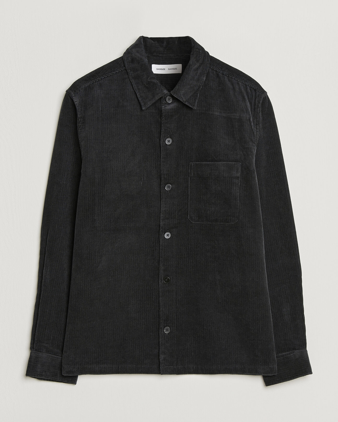 Heren | Overhemden | Samsøe Samsøe | Damon Corduroy Overshirt Black