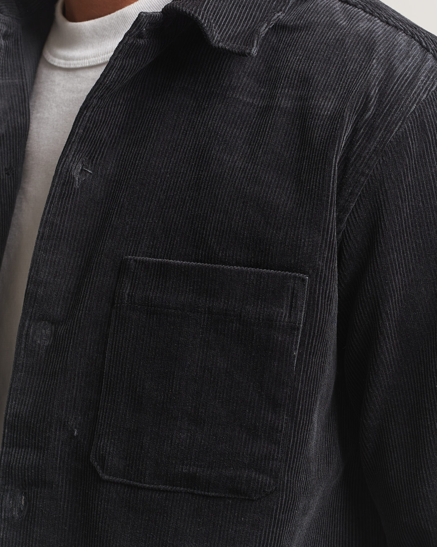 Heren | Overhemden | Samsøe Samsøe | Damon Corduroy Overshirt Black