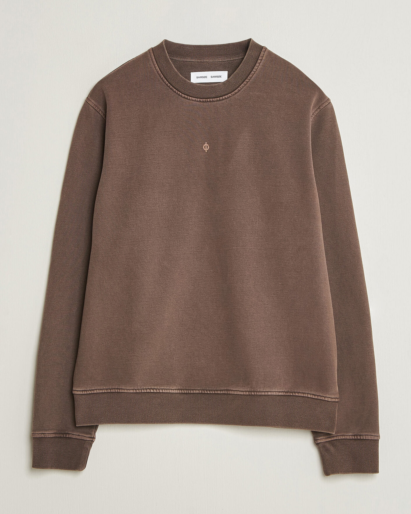 Heren | Truien | Samsøe Samsøe | Ollie Washed Crew Neck Sweatshirt Delicioso