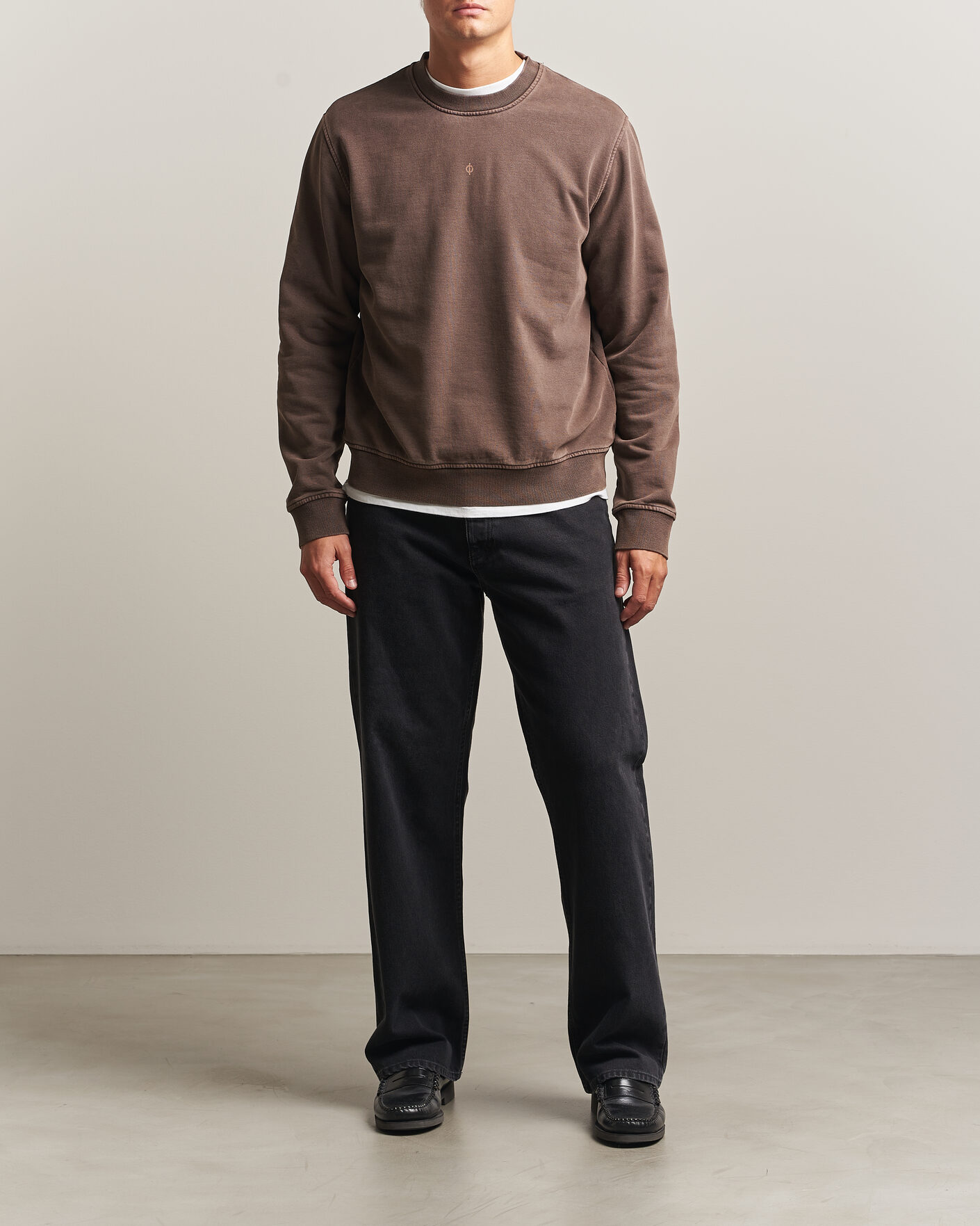 Heren | Truien | Samsøe Samsøe | Ollie Washed Crew Neck Sweatshirt Delicioso