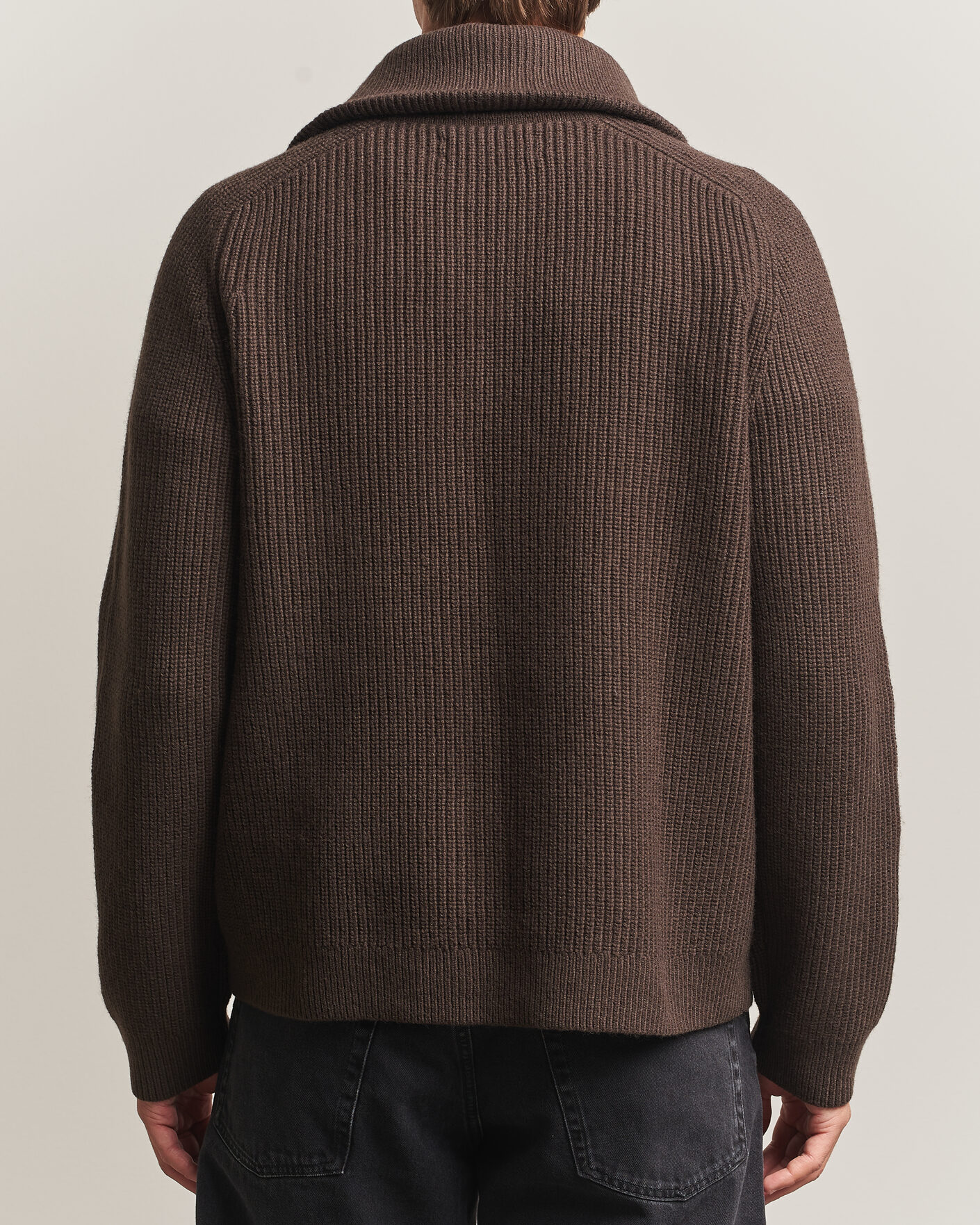 Heren | Truien | Samsøe Samsøe | Rick Wool Heavy Knitted Half Zip Delicioso