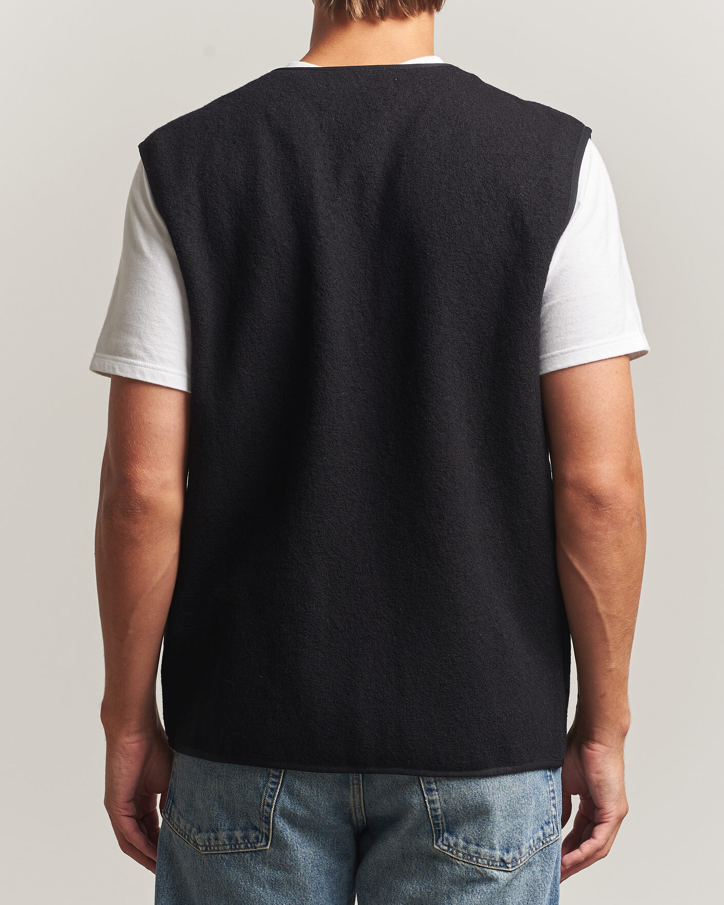 Heren | Truien | Samsøe Samsøe | Hannes Boiled Wool Vest Black