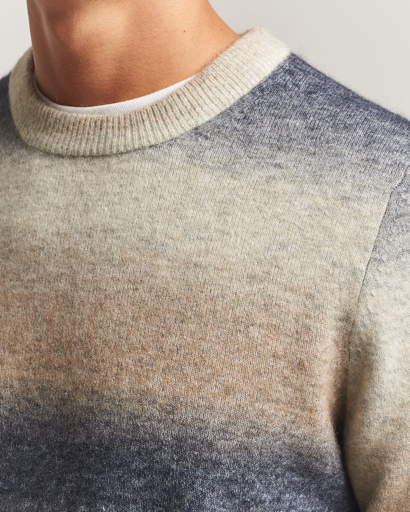 Heren | Truien | Samsøe Samsøe | Aiden Wool/Alpaca Knitted Striped Sweater Multi