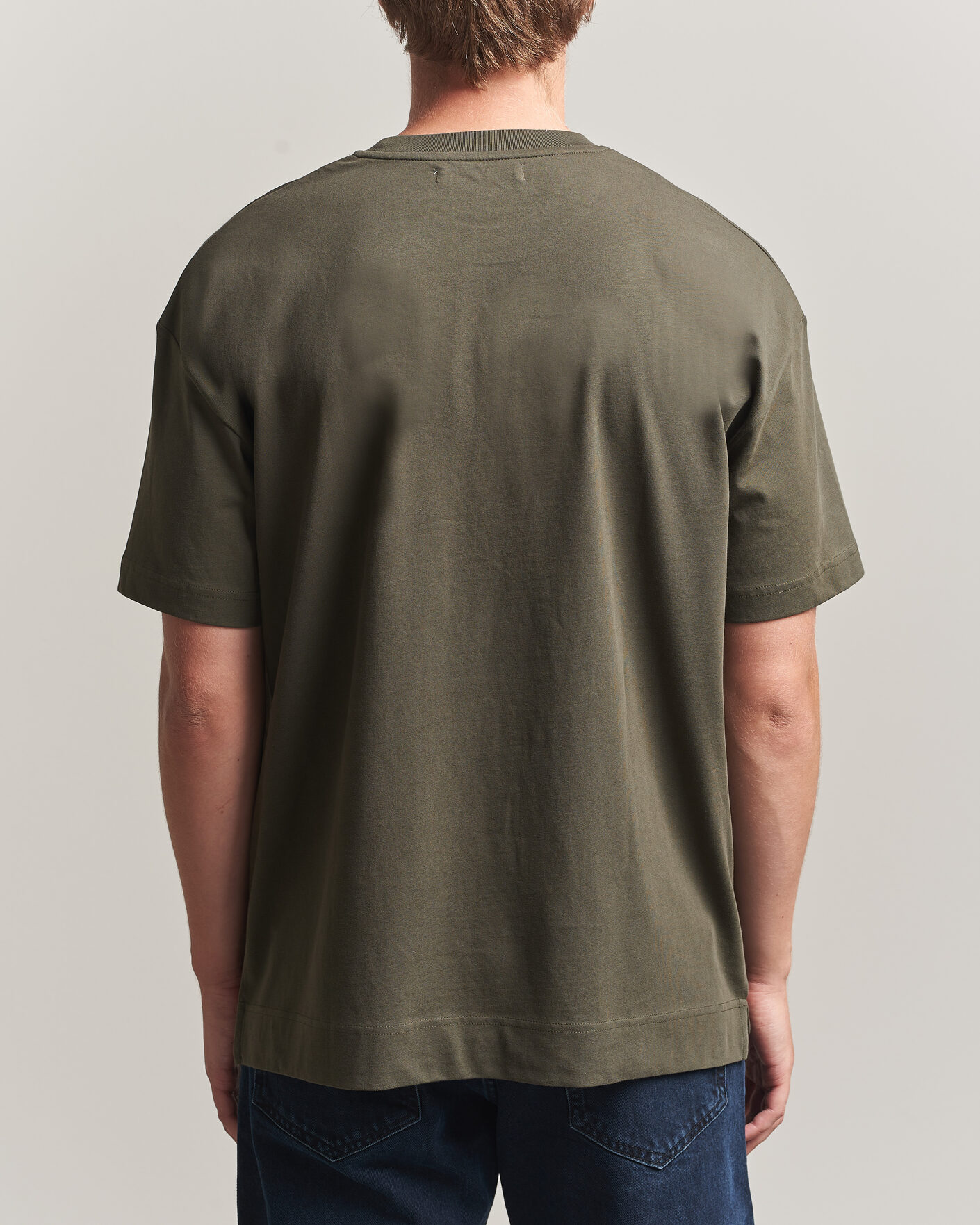 Heren | T-shirts | Samsøe Samsøe | Joel Organic Cotton T-Shirt Forest Night