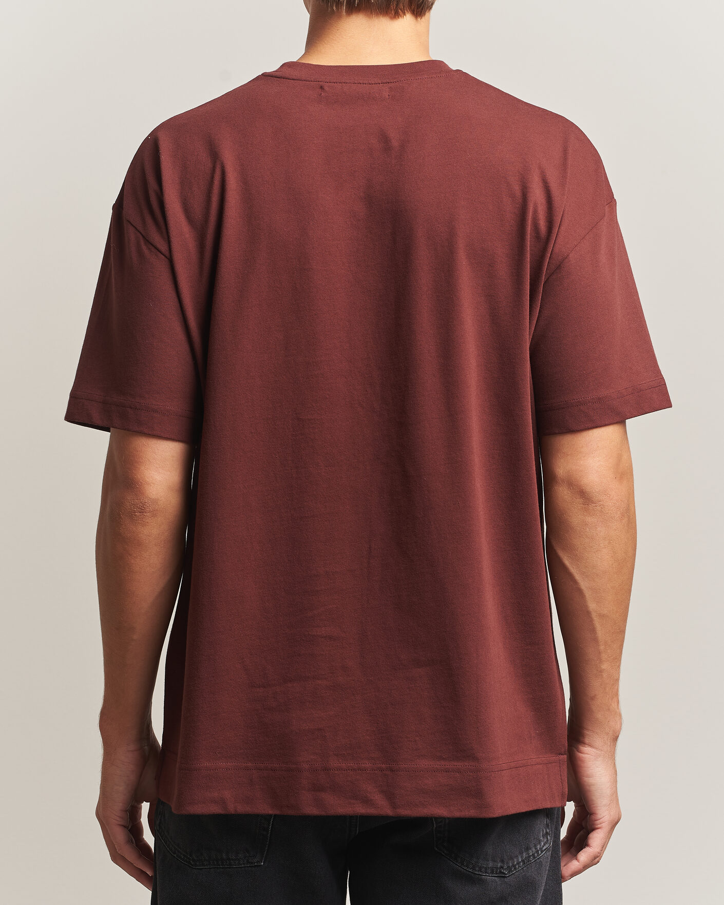 Heren | T-shirts | Samsøe Samsøe | Joel Organic Cotton T-Shirt Bitter Chocolate