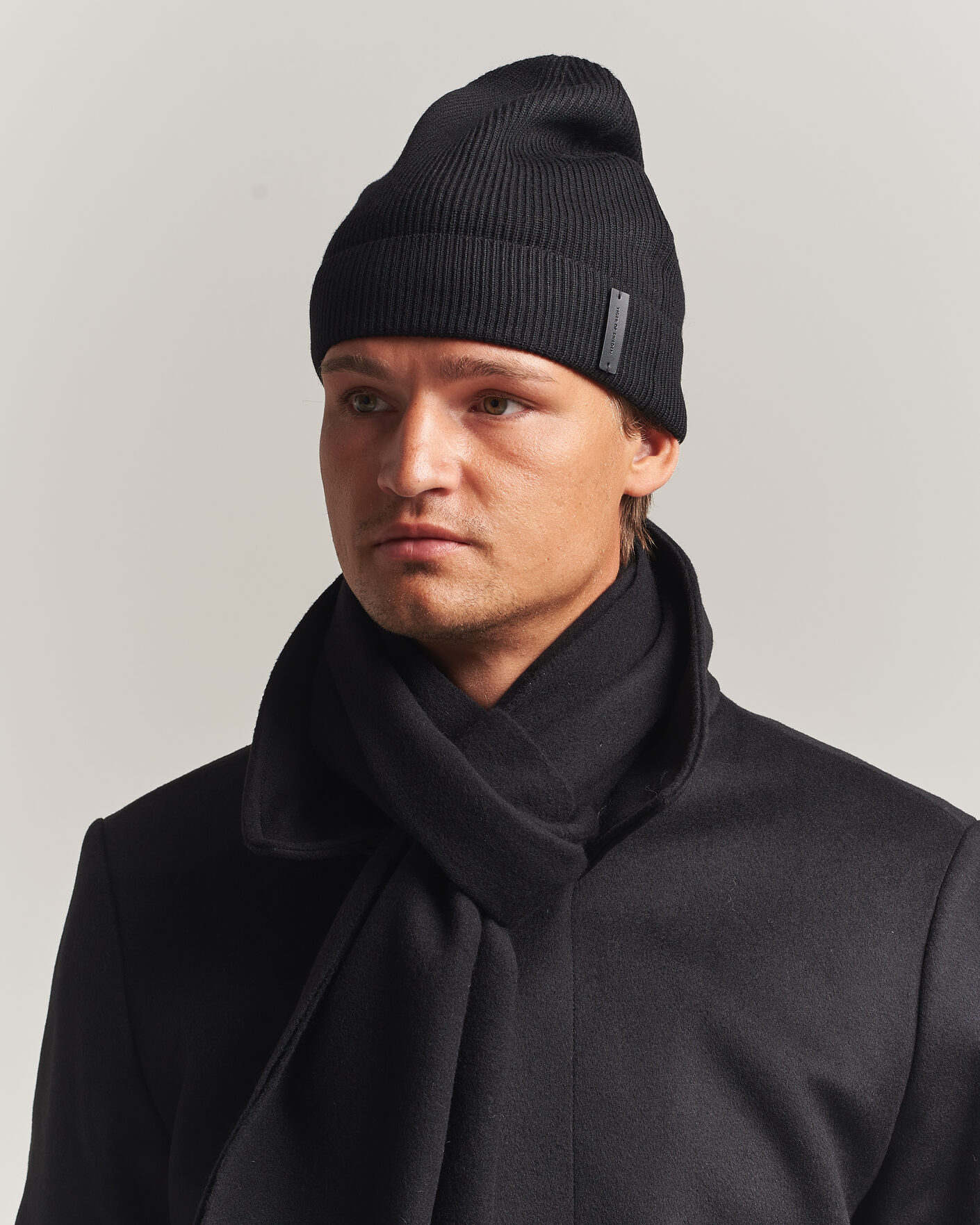 Heren | Mutsen | Tiger of Sweden | Caldu Wool Beanie Black