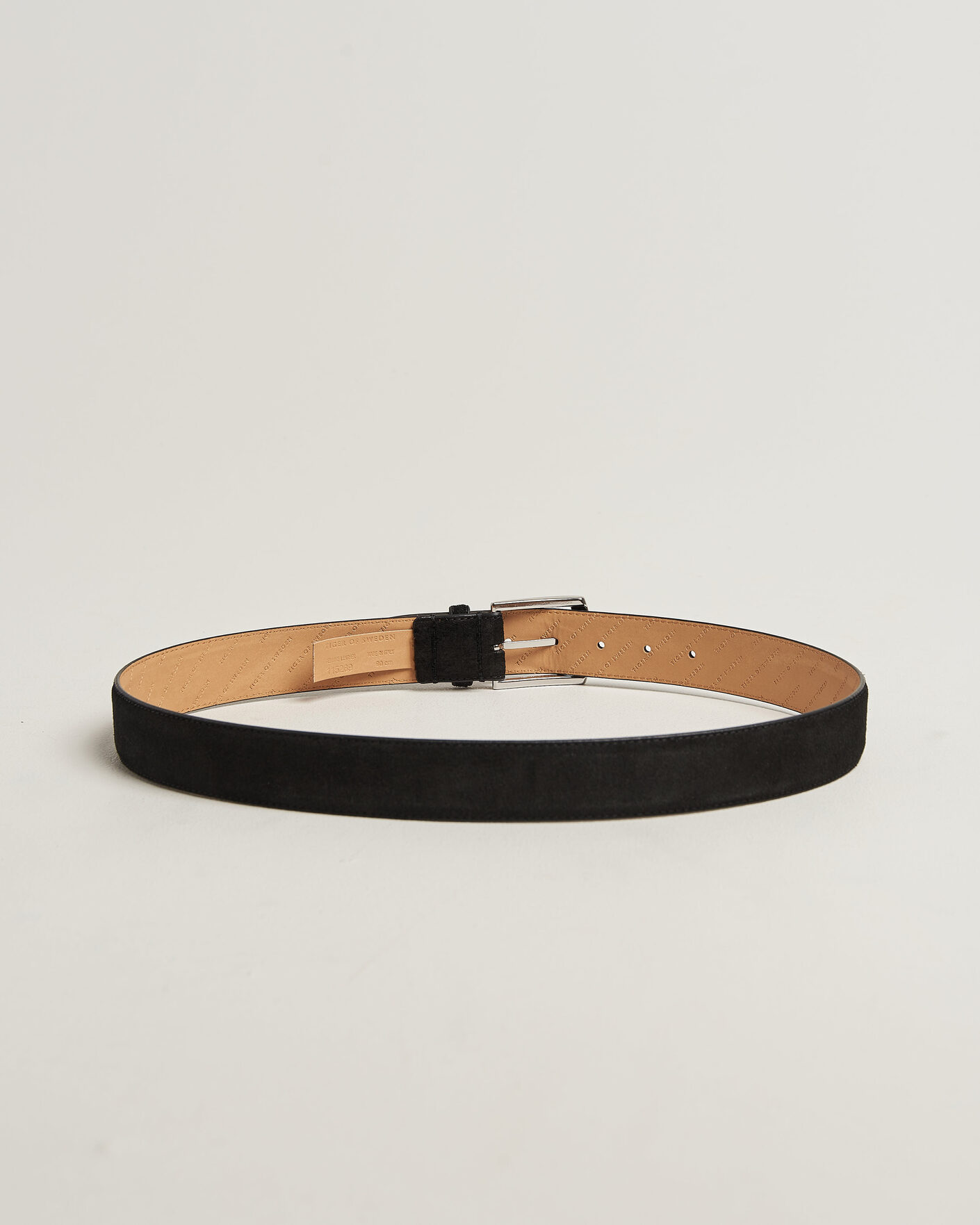 Heren | Riemen | Tiger of Sweden | Bergstroms Suede Belt Black