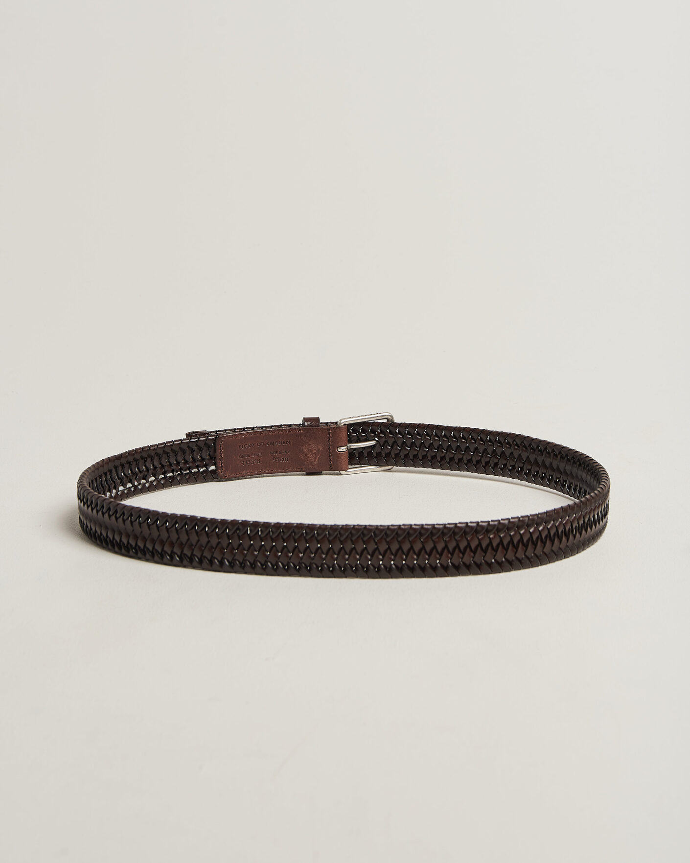 Heren | Riemen | Tiger of Sweden | Braidant Braided Belt Dark Brown