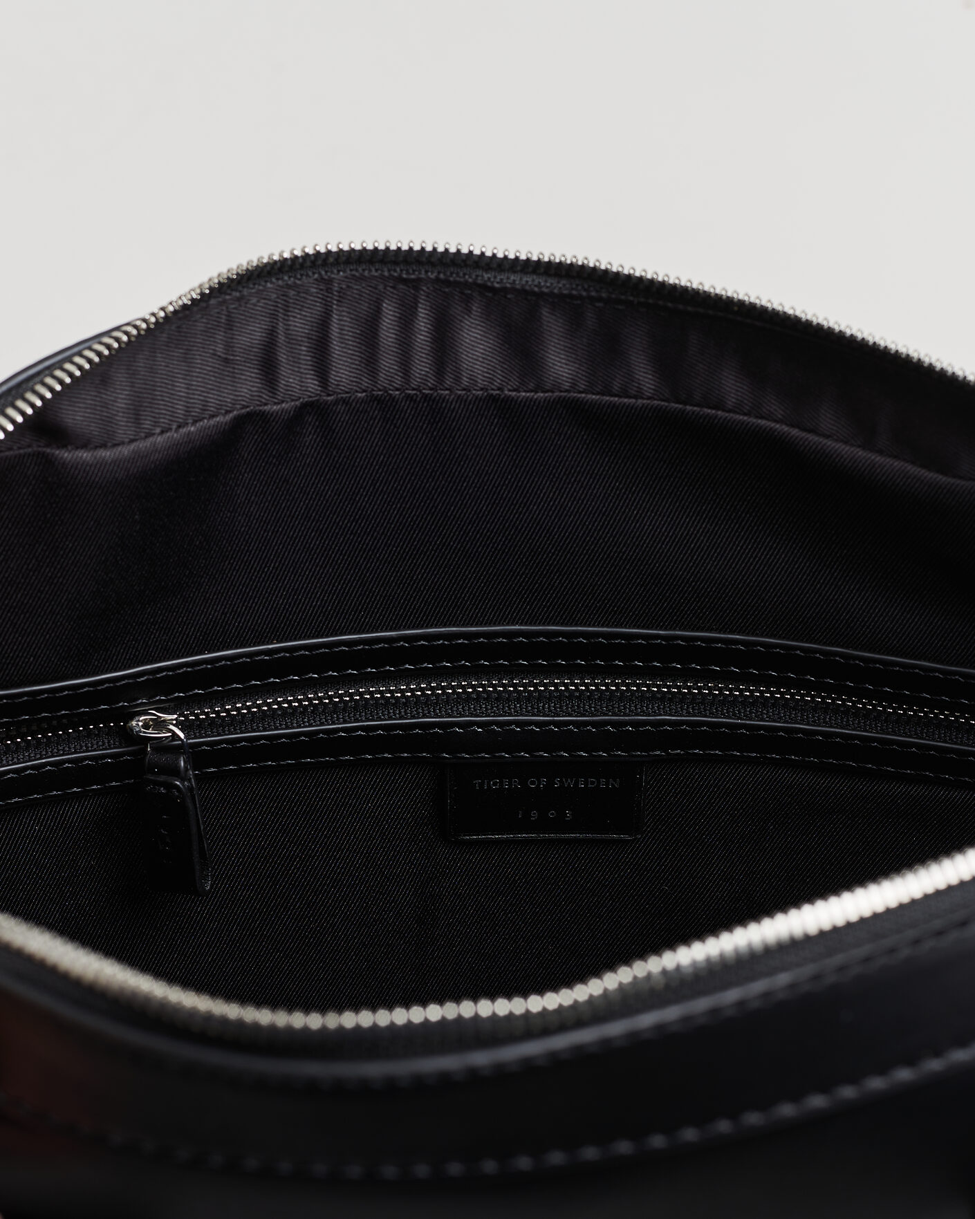 Heren | Tassen | Tiger of Sweden | Bosun Smooth Leather Briefcase Black