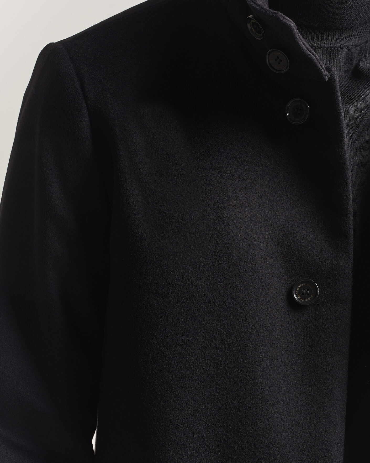 Heren | Jassen | Tiger of Sweden | Aleric Wool/Cashmere Coat Black