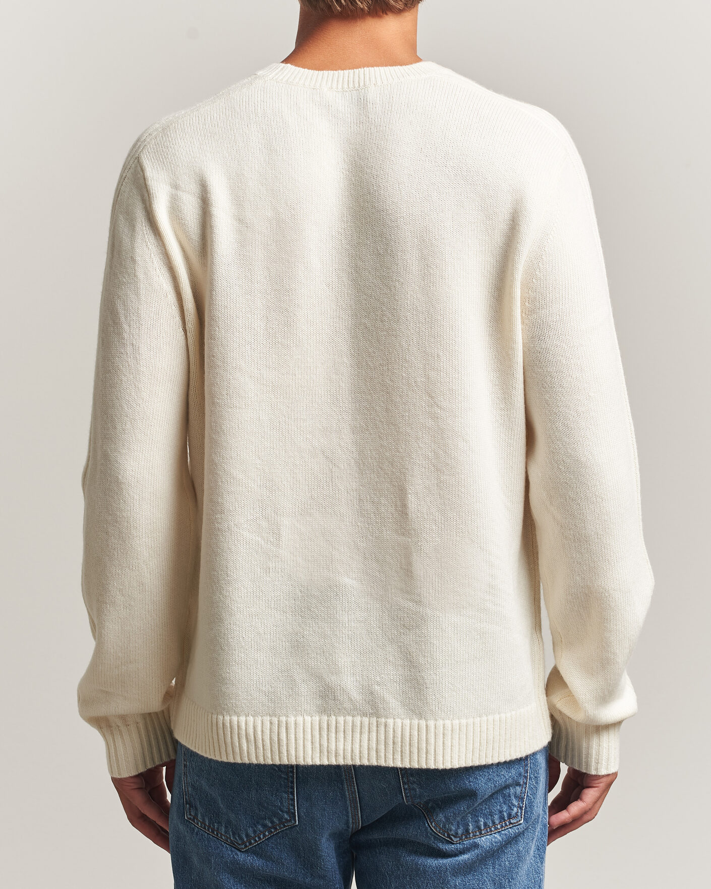 Heren | Truien | Tiger of Sweden | Wilfred Wool/Cashmere Sweater Porcelain Cream