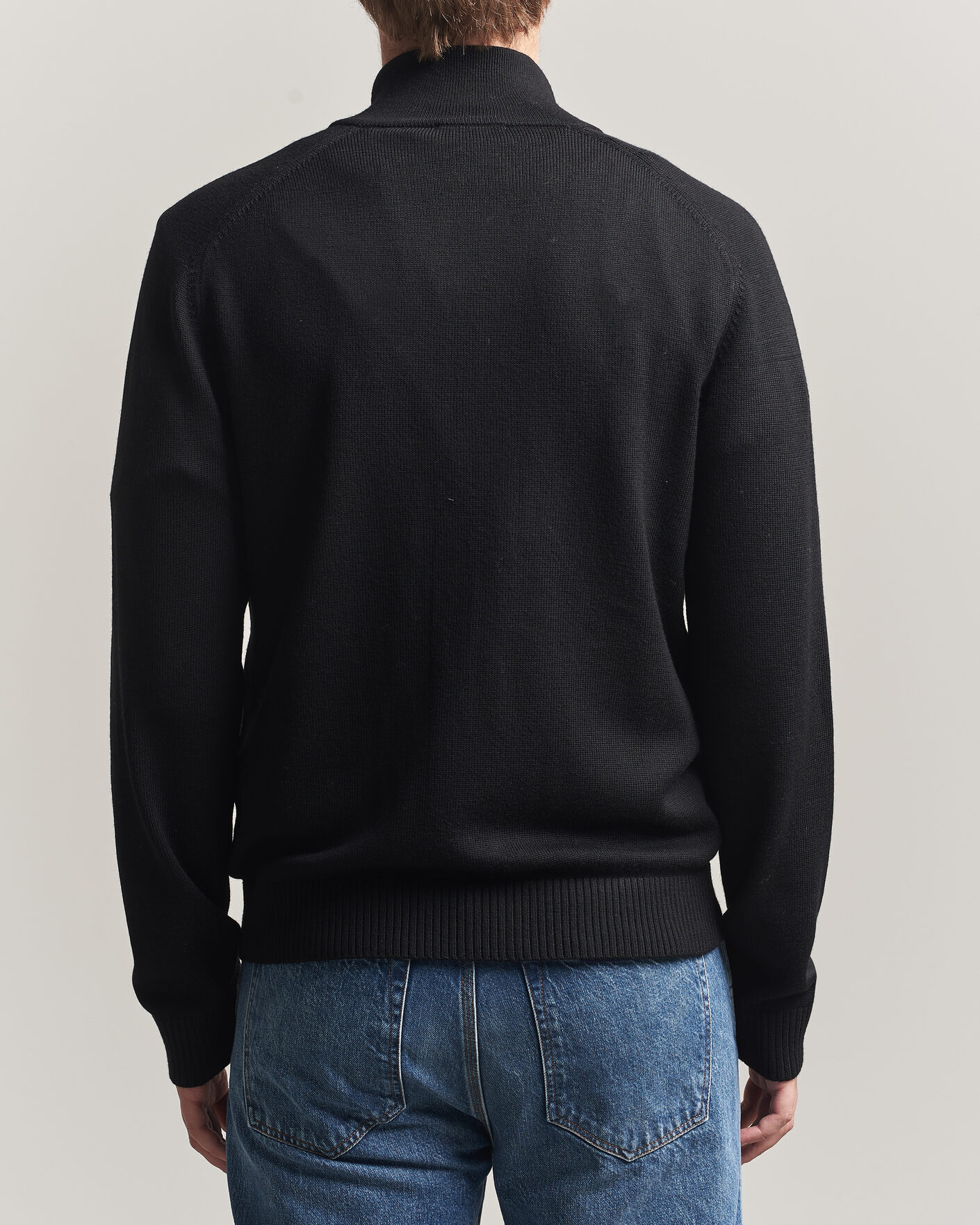 Heren | Truien | Tiger of Sweden | Cassian Wool Full Zip Black