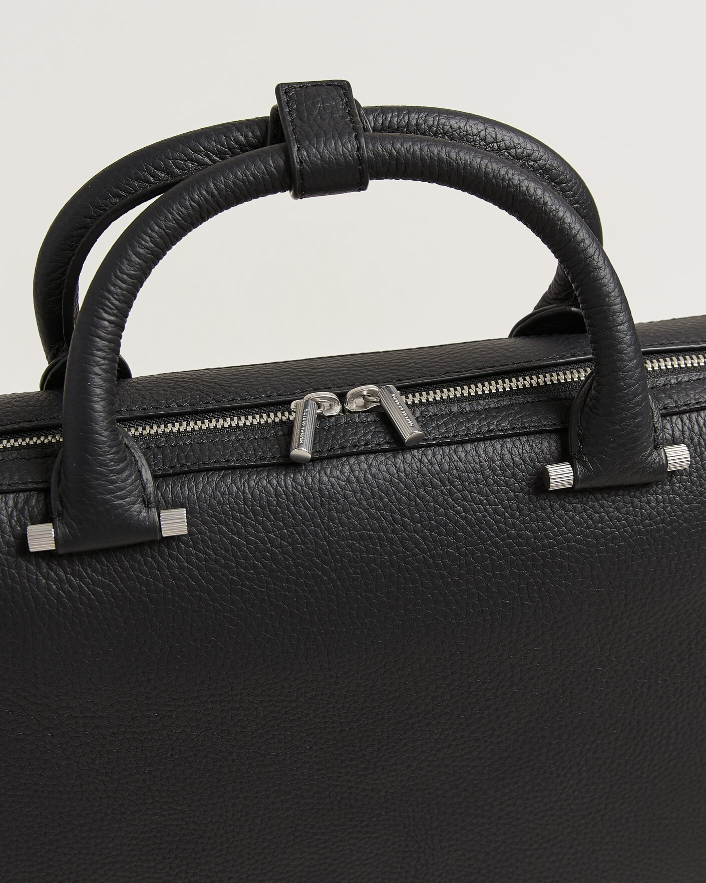 Heren | Tassen | Tiger of Sweden | Valise Grained Leather Briefcase Black