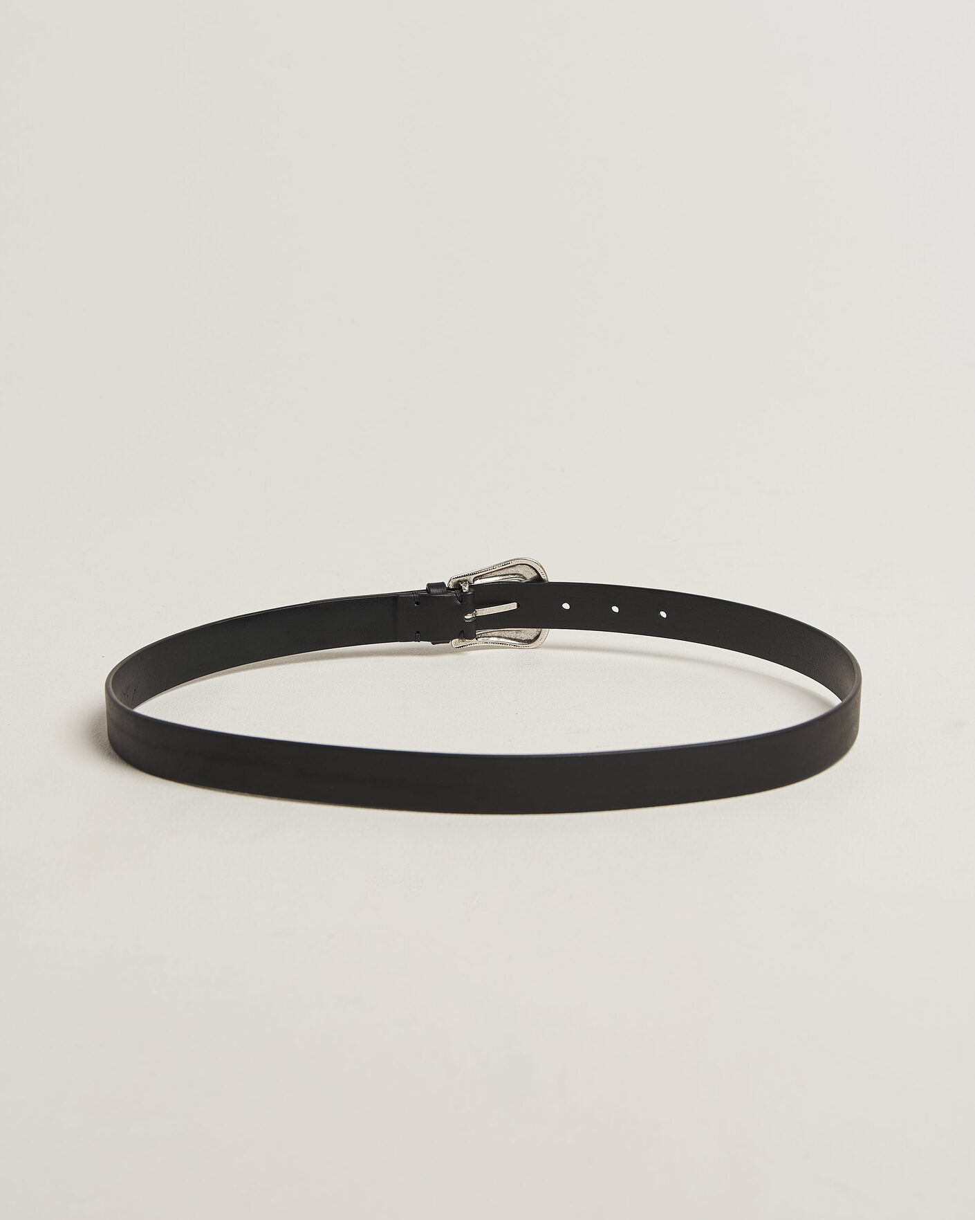 Heren | Riemen | Tiger of Sweden | Ecus Leather Western Belt Black
