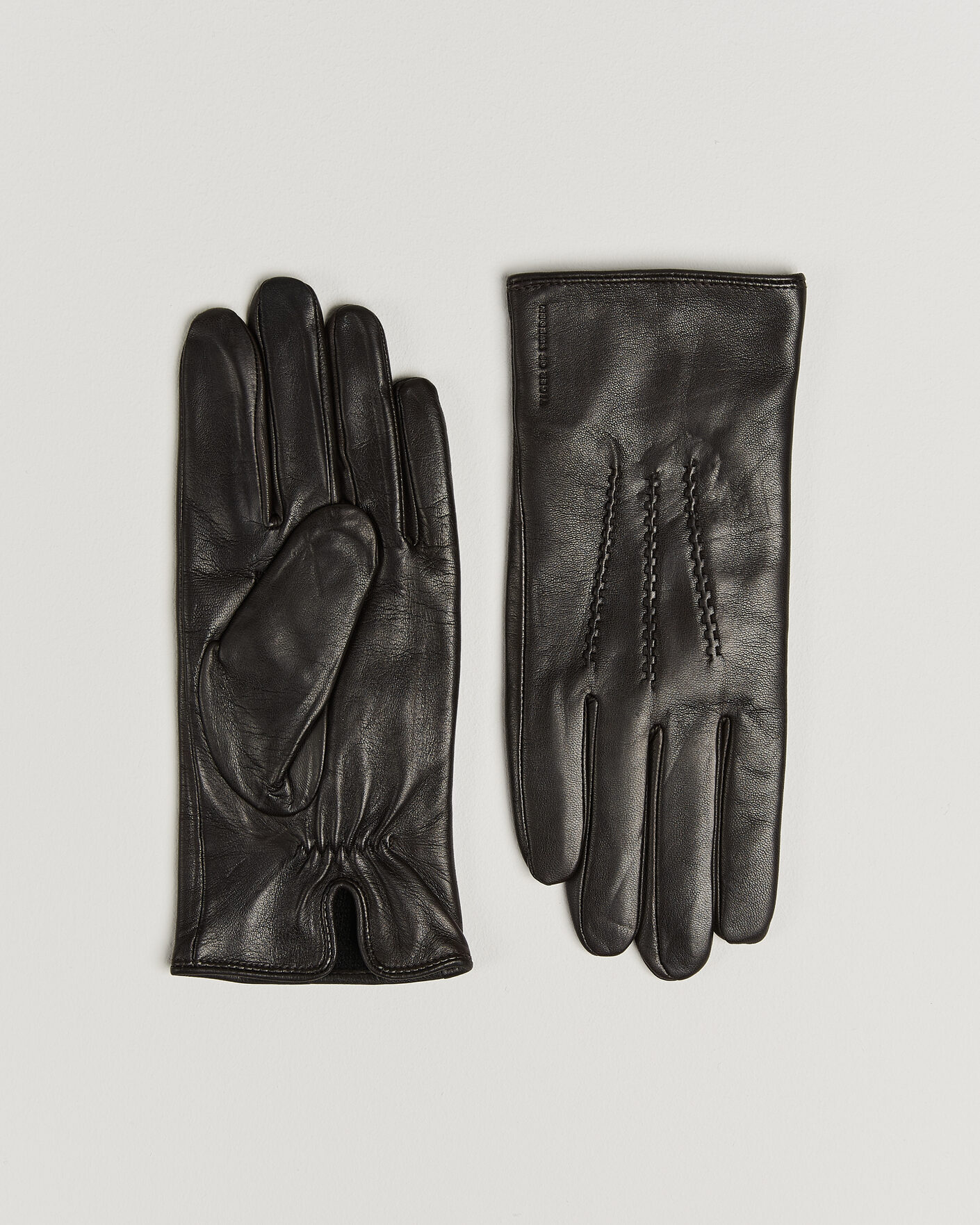 Heren | Handschoenen | Tiger of Sweden | Garvin Leather Gloves Espresso