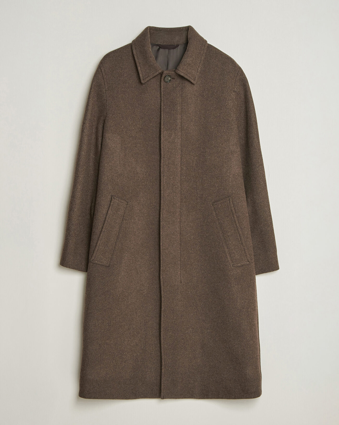 Heren | Jassen | Tiger of Sweden | Carlton Wool Coat Dusty Brown
