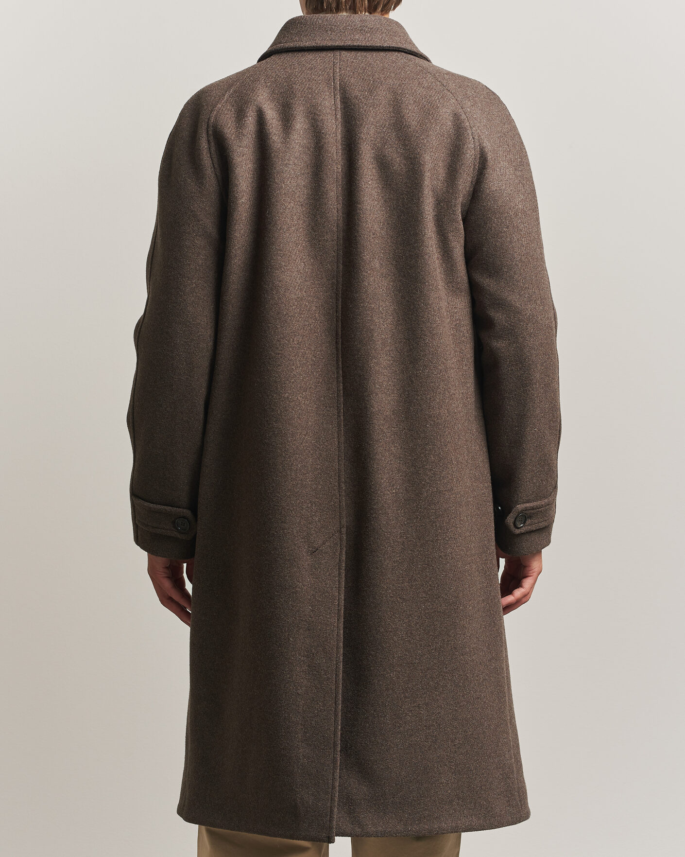 Heren | Jassen | Tiger of Sweden | Carlton Wool Coat Dusty Brown