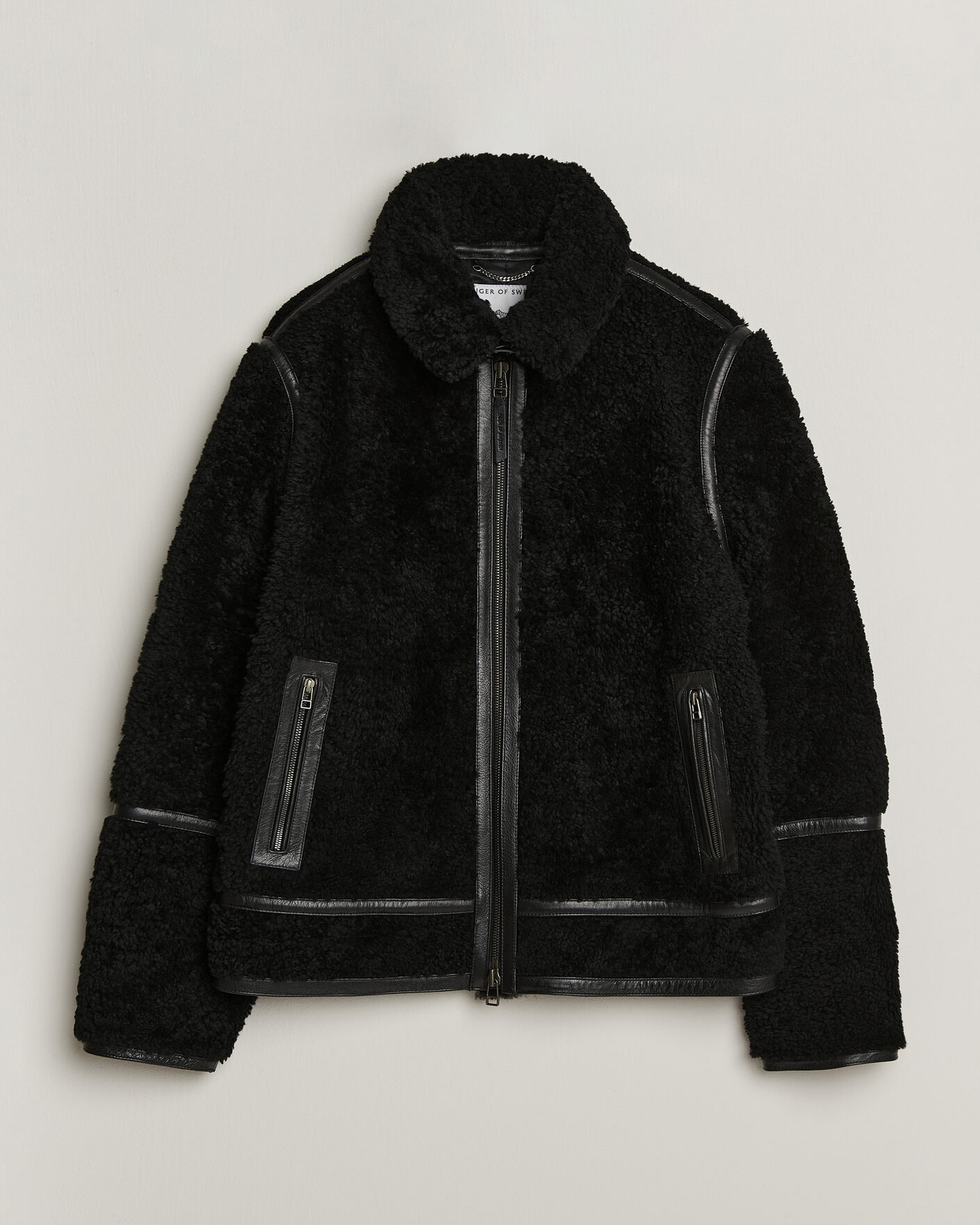 Heren | Jassen | Tiger of Sweden | Viggo Shearling Jacket Black